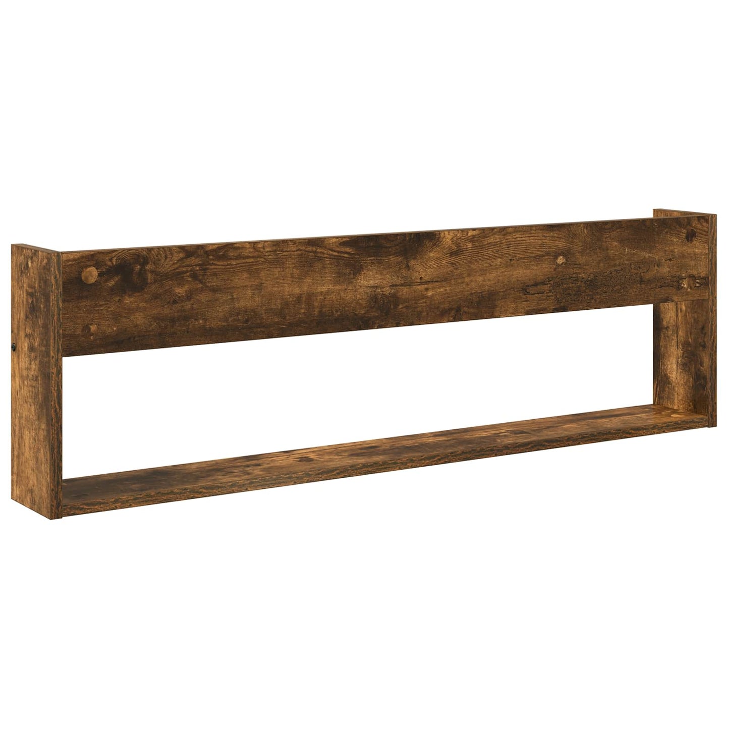 Magazine Rack Smoked Oak 100 x 12 x 30 cm Engineered Wood