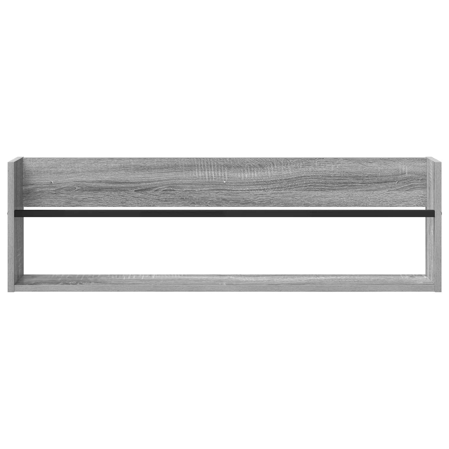 Magazine Rack Grey Sonoma 100 x 12 x 30 cm Engineered Wood