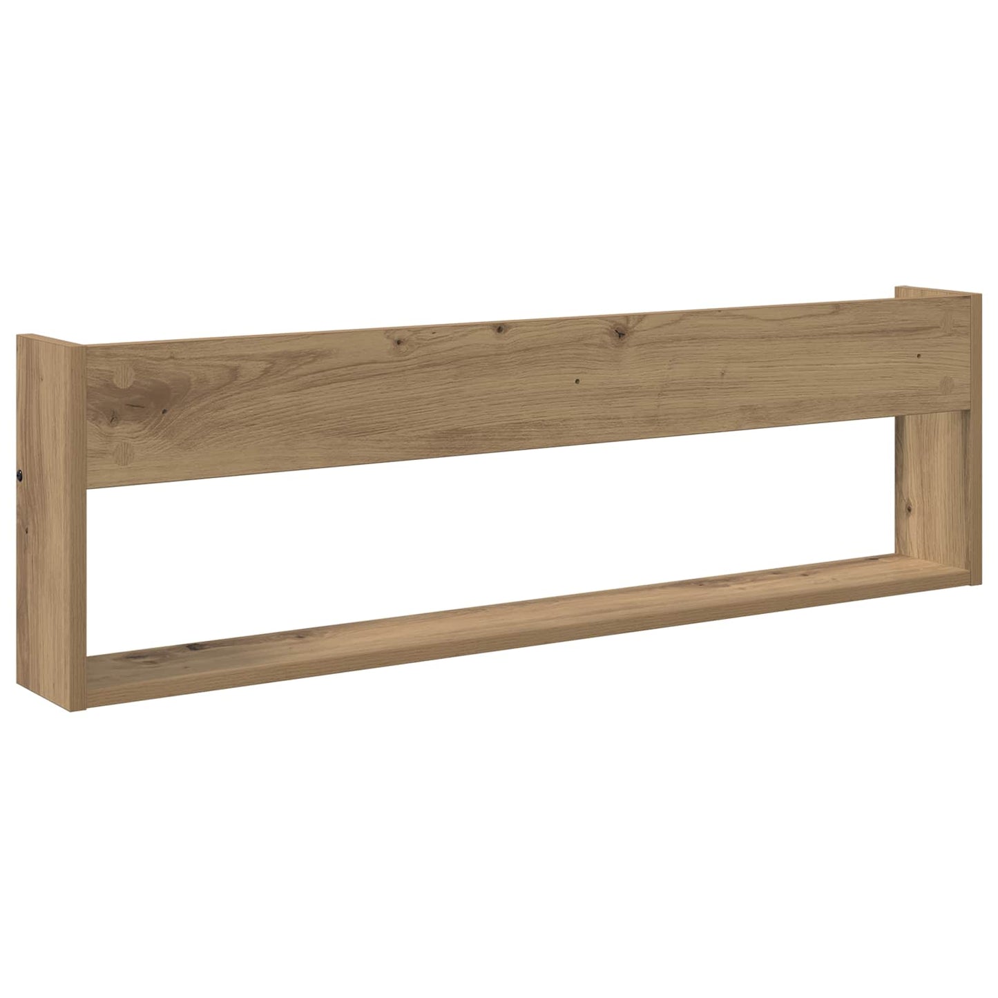 Magazine Rack with Shelf 2 pcs Artisan Oak 100 x 12 x 30 cm