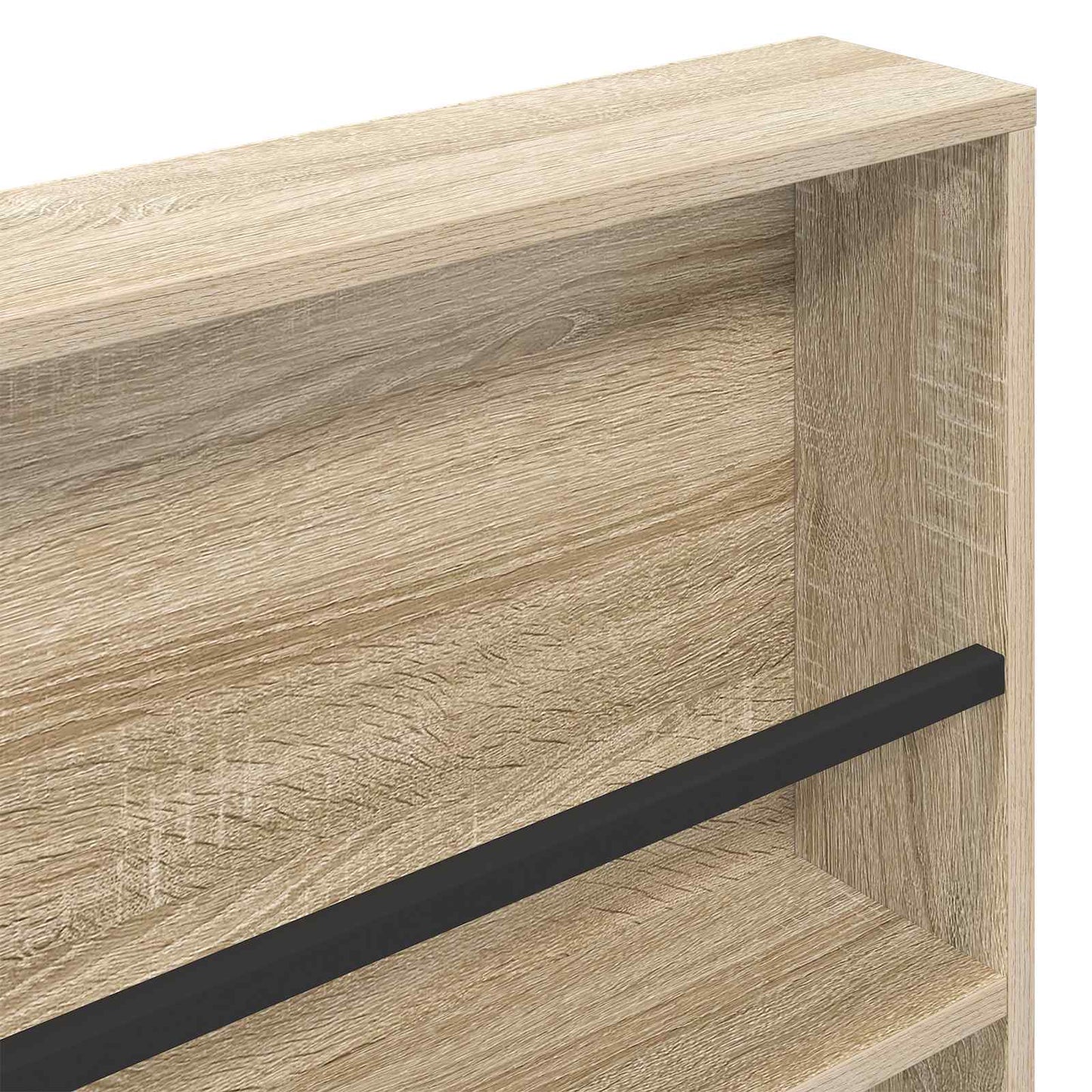 Magazine Rack 2 pcs Sonoma Oak 60 x 12 x 70 cm Engineered Wood