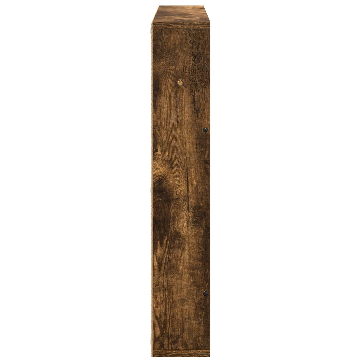 Magazine Rack Smoked Oak 60 x 12 x 70 cm Engineered Wood