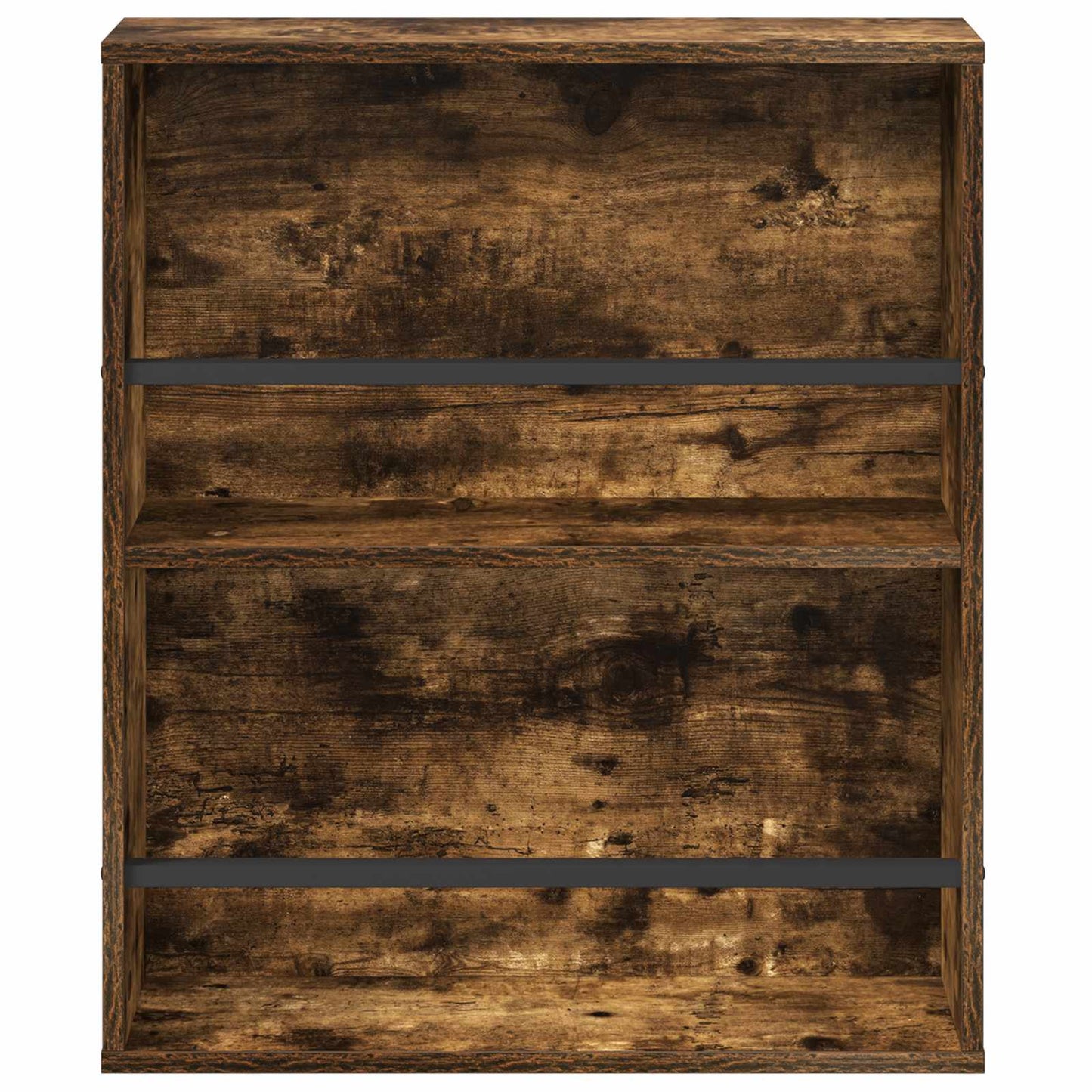 Magazine Rack 2 pcs Smoked Oak 60 x 12 x 70 cm Engineered Wood