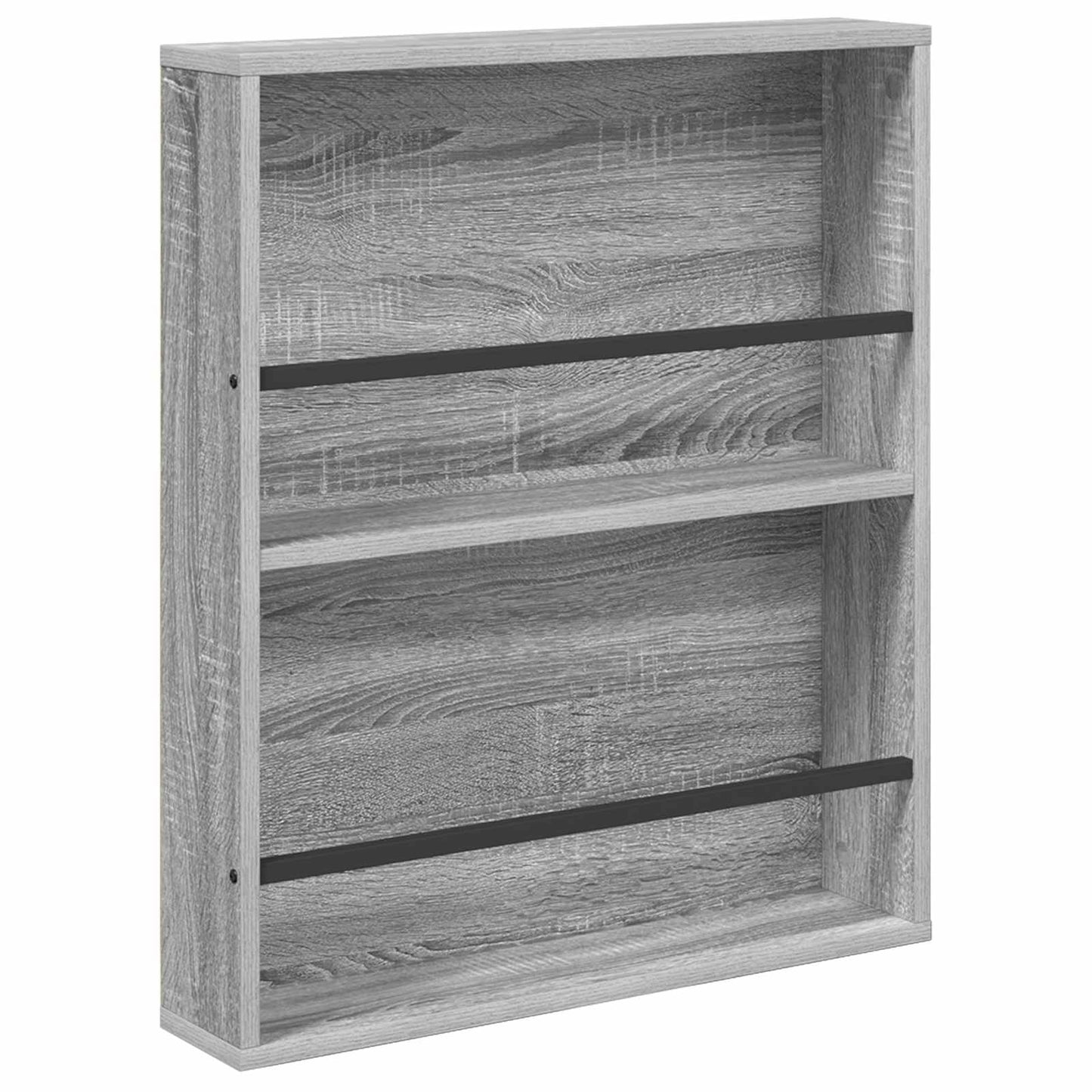 Magazine Rack 2 pcs Grey Sonoma 60 x 12 x 70 cm Engineered Wood