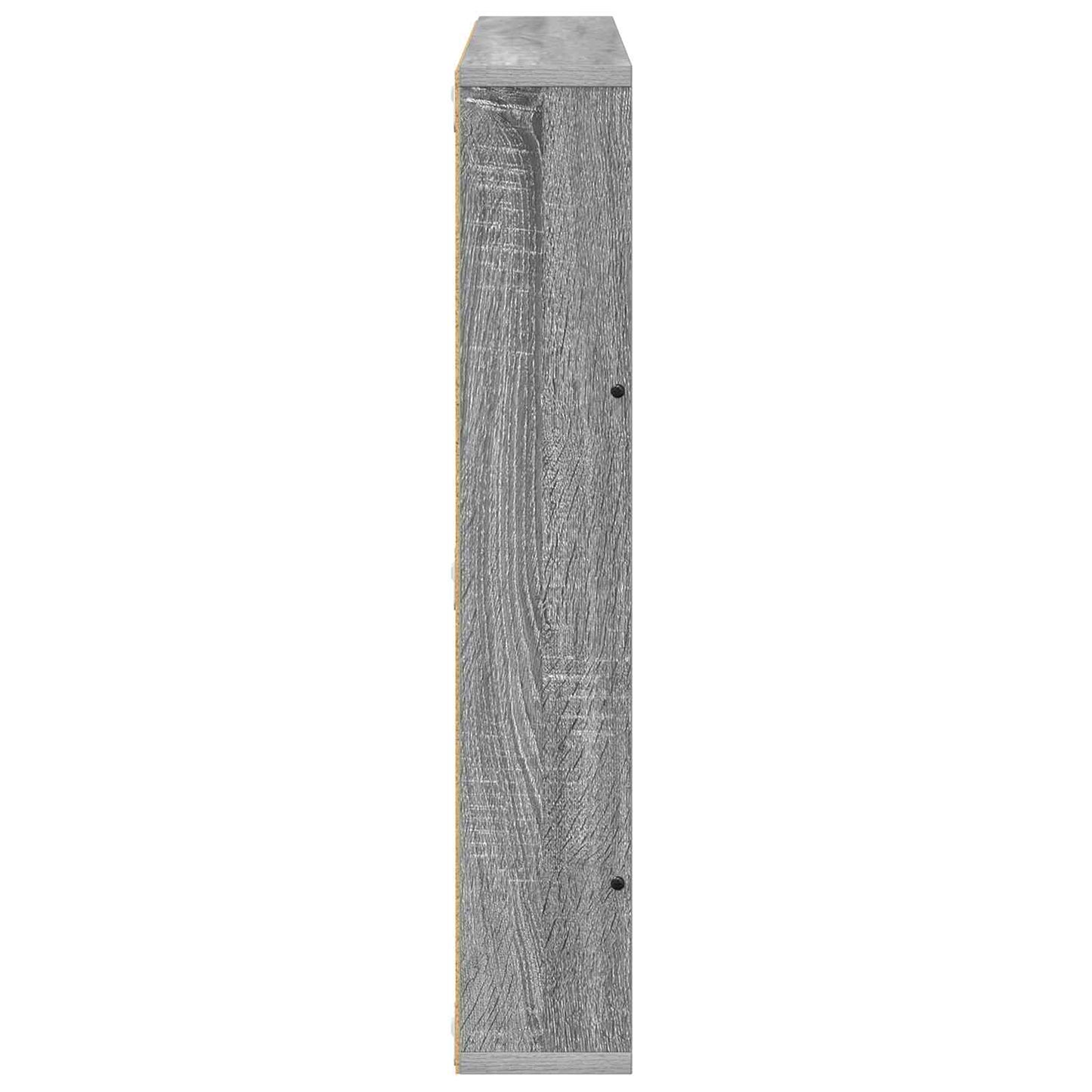 Magazine Rack 2 pcs Grey Sonoma 60 x 12 x 70 cm Engineered Wood