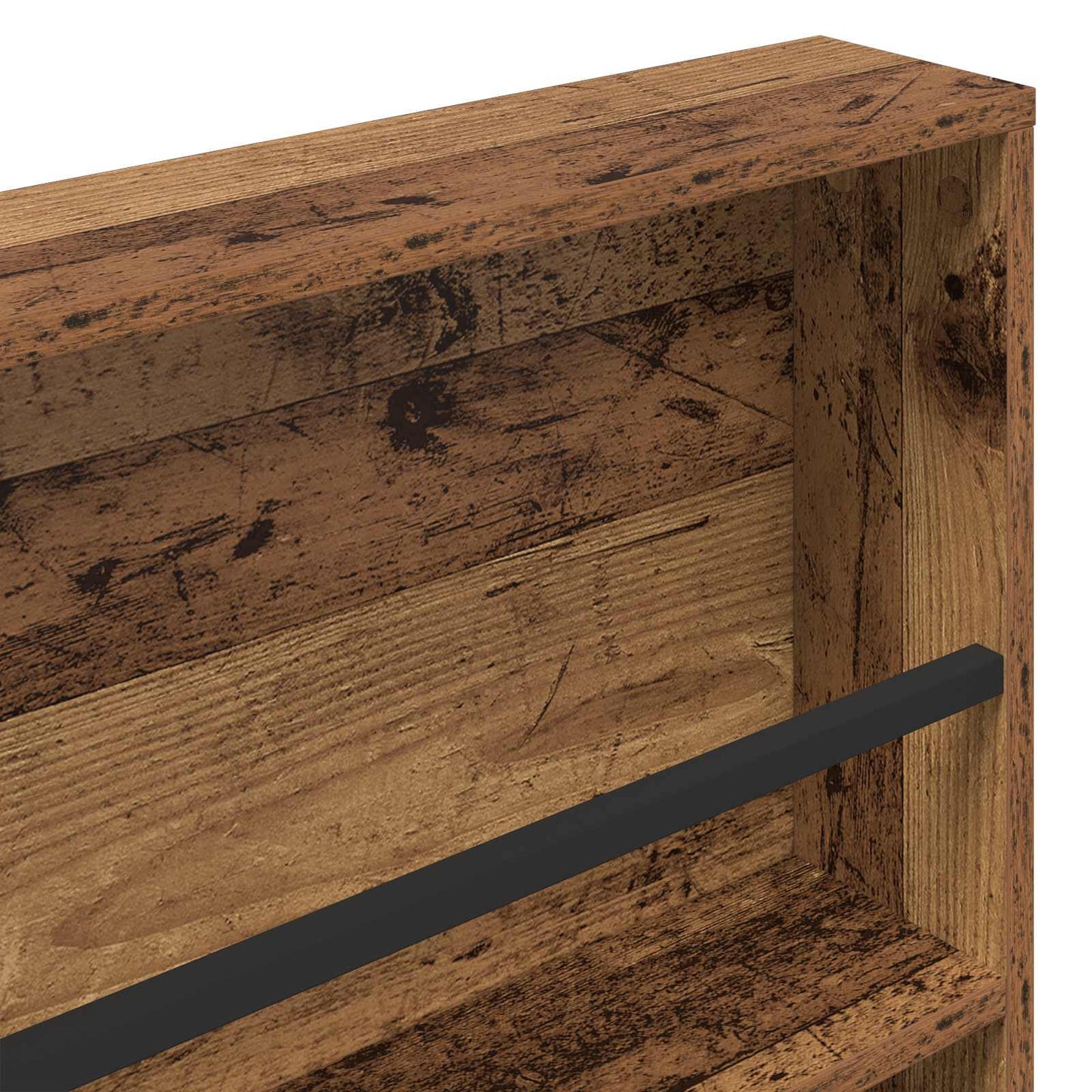 Magazine Rack Old Wood 60 x 12 x 70 cm Engineered Wood