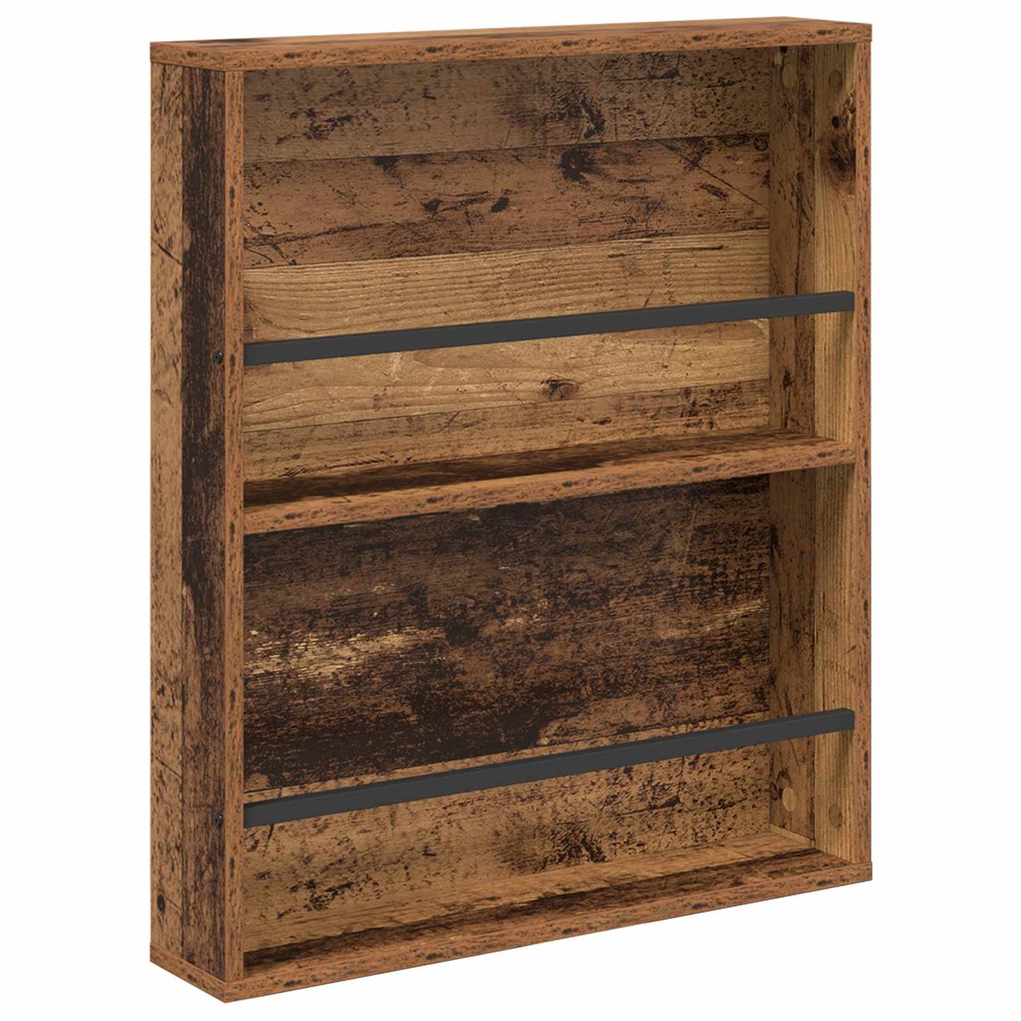 Magazine Rack Old Wood 60 x 12 x 70 cm Engineered Wood