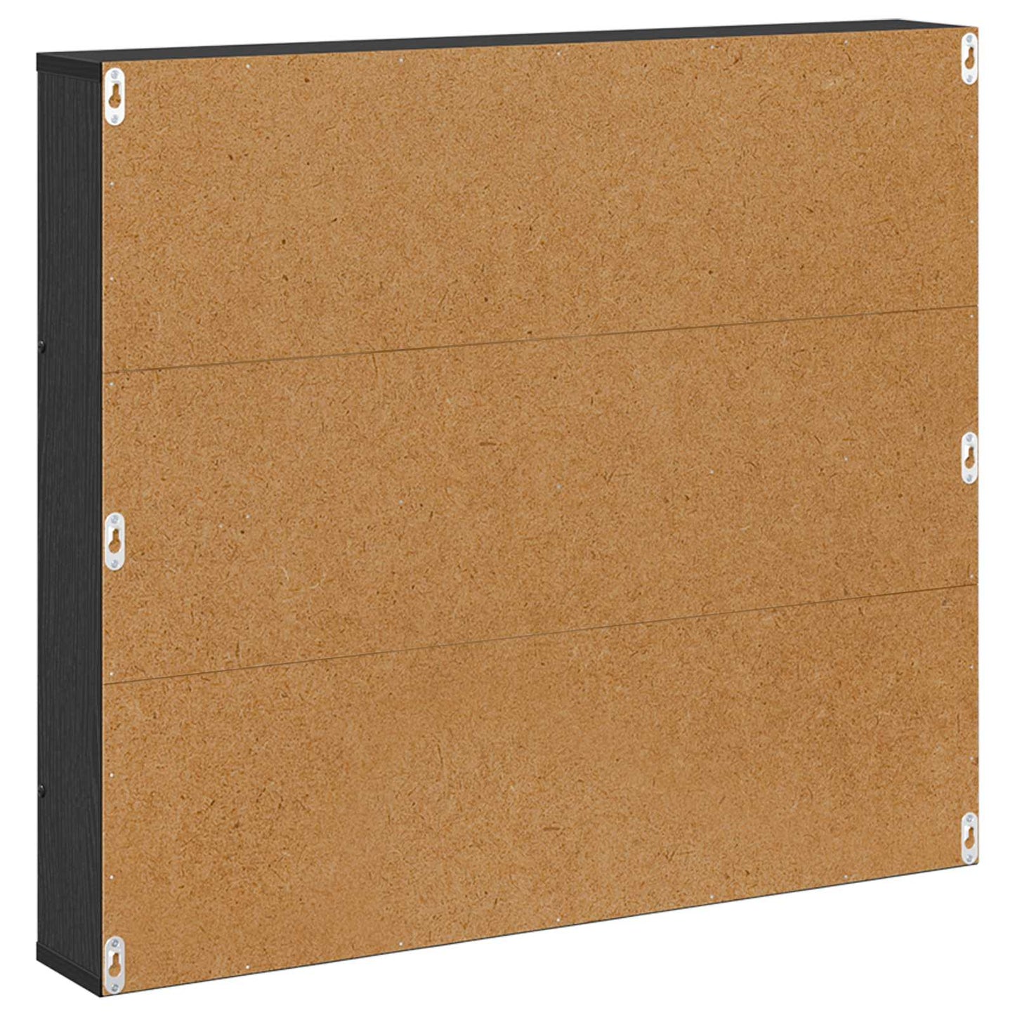 Magazine Rack Black Oak 80 x 12 x 70 cm Engineered Wood