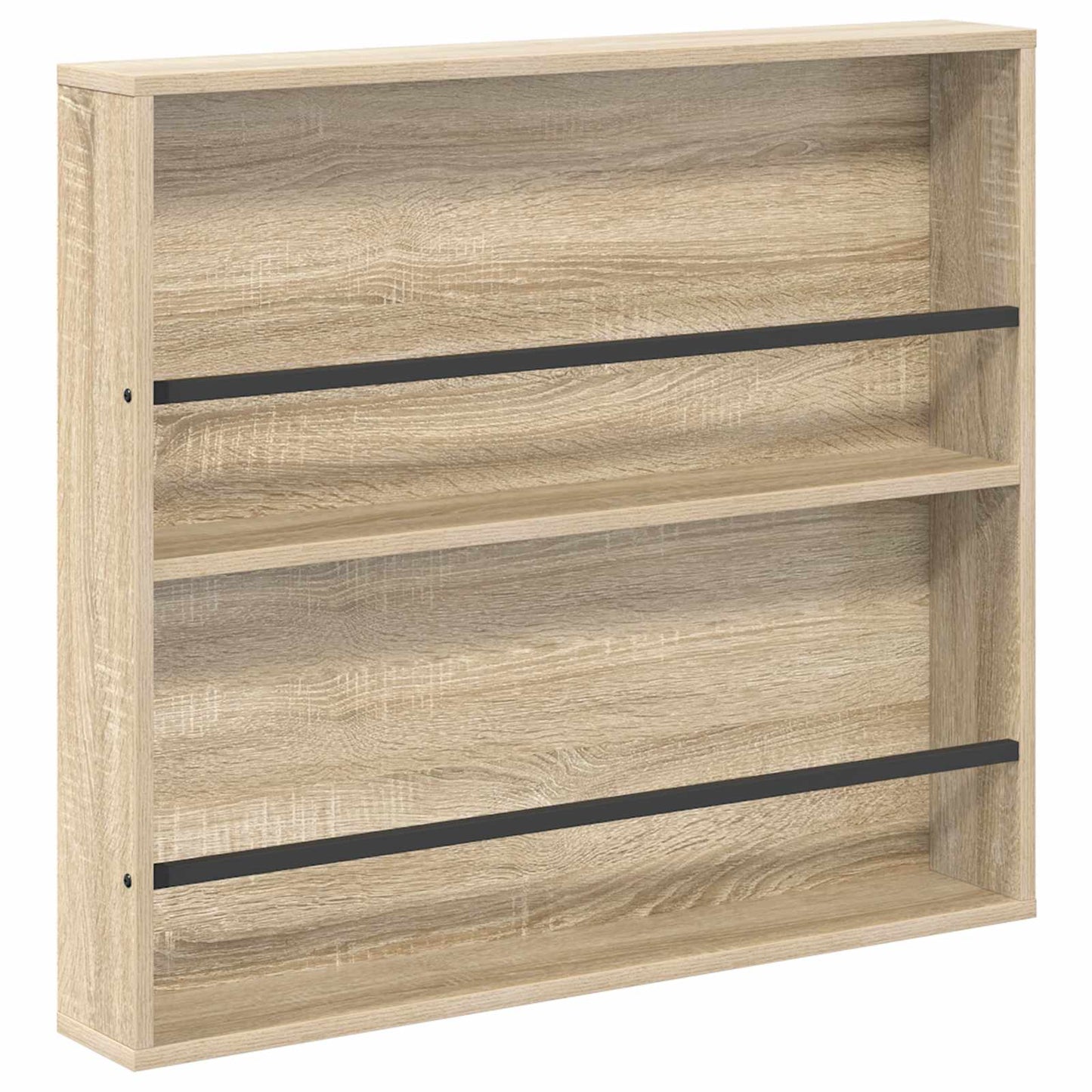 Magazine Rack 2 pcs Sonoma Oak 80 x 12 x 70 cm Engineered Wood