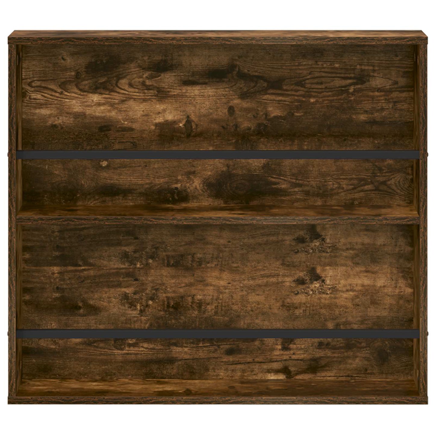 Magazine Rack Smoked Oak 80 x 12 x 70 cm Engineered Wood