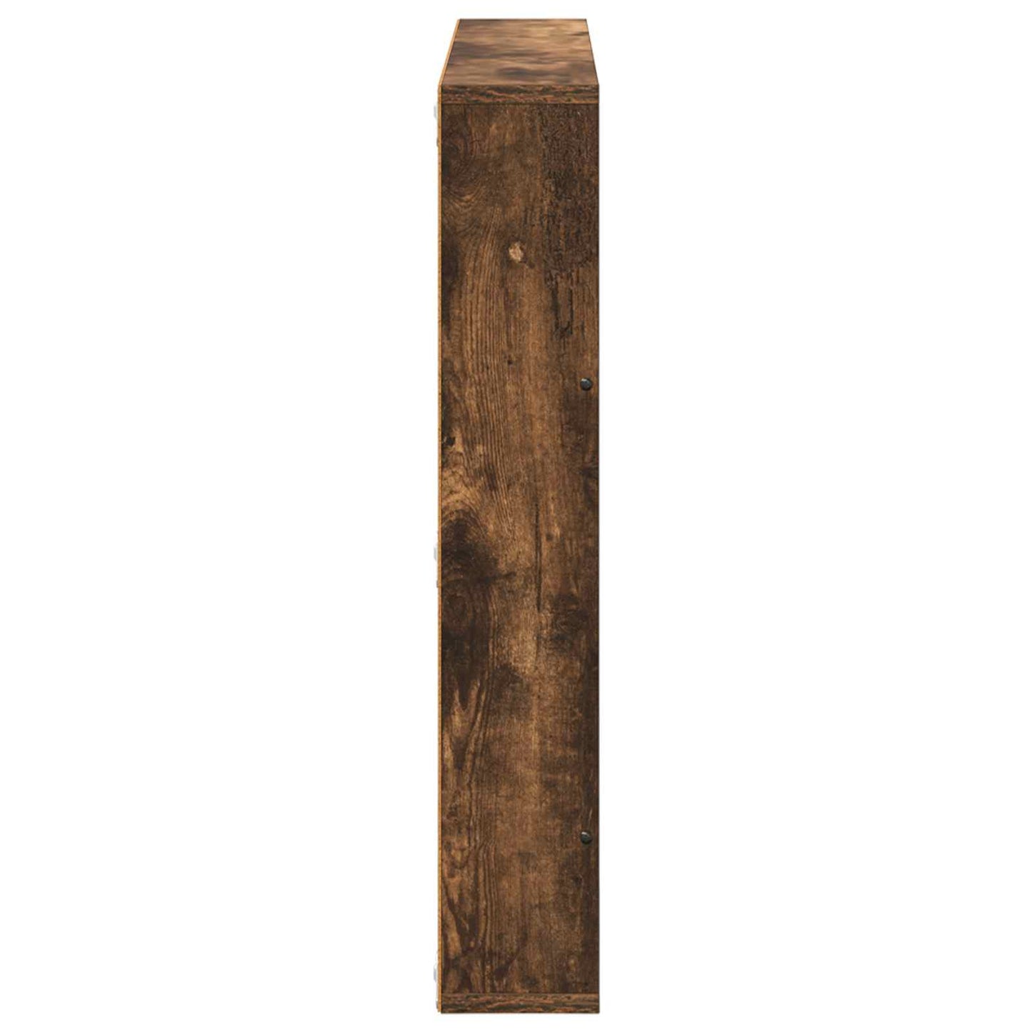 Magazine Rack Smoked Oak 80 x 12 x 70 cm Engineered Wood