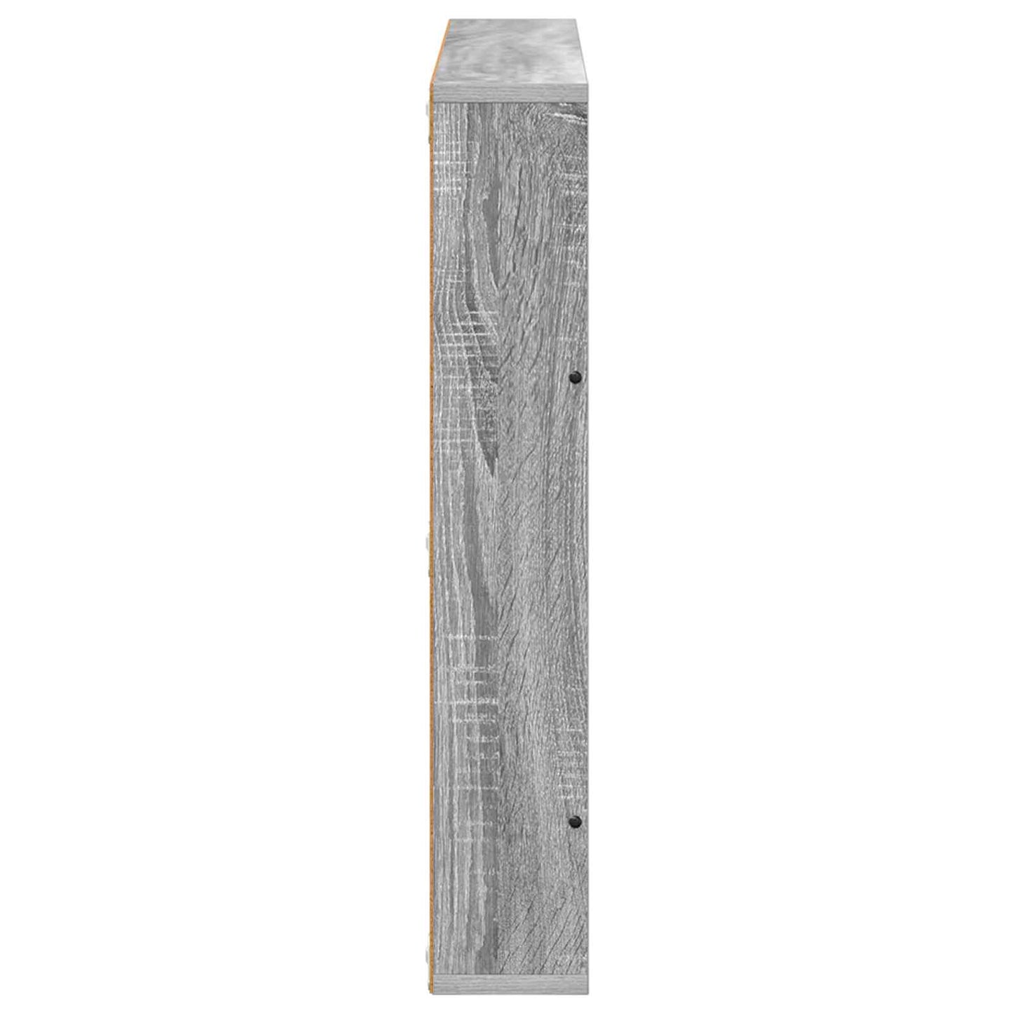 Magazine Rack 2 pcs Grey Sonoma 80 x 12 x 70 cm Engineered Wood