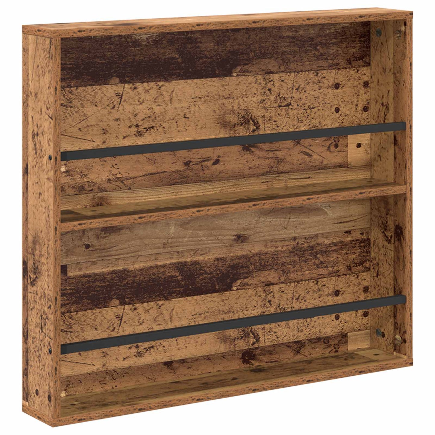 Magazine Rack Old Wood 80 x 12 x 70 cm Engineered Wood