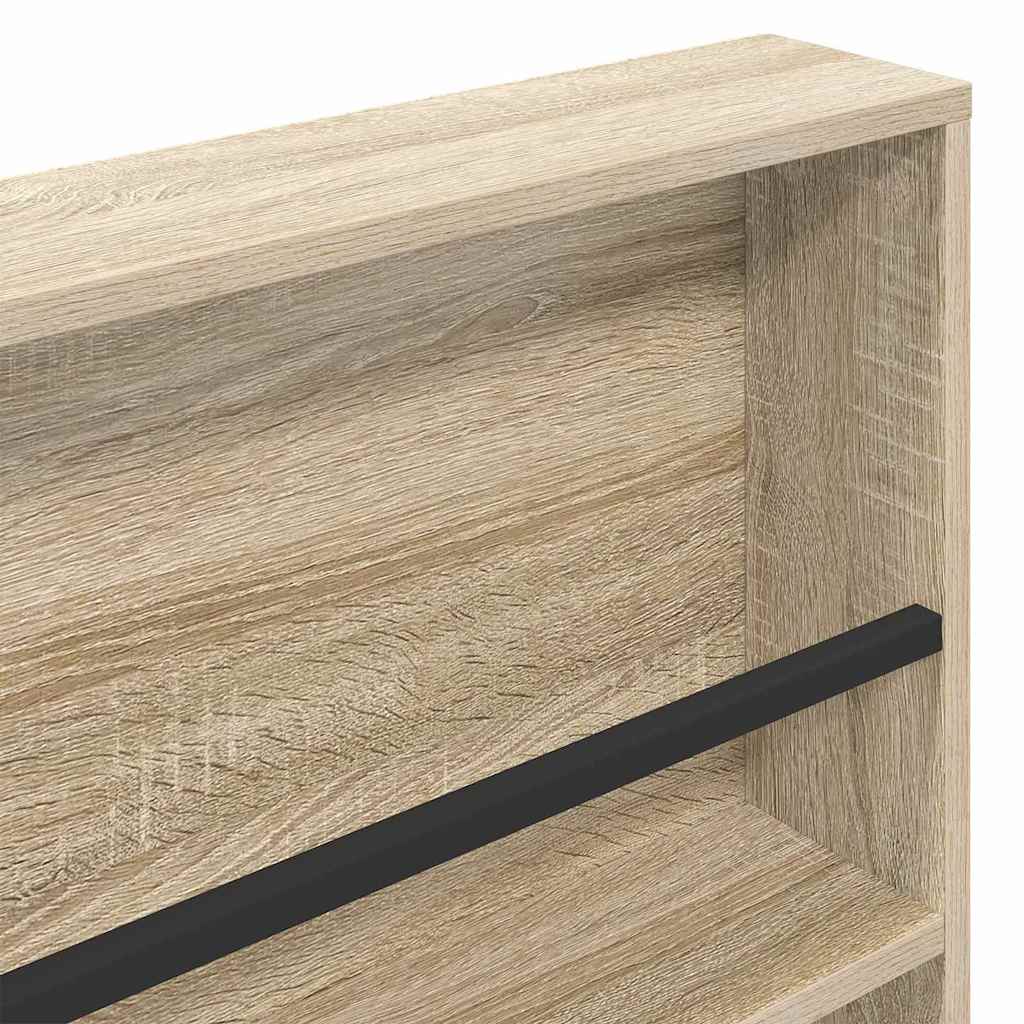 Magazine Rack Sonoma Oak 100 x 12 x 70 cm Engineered Wood