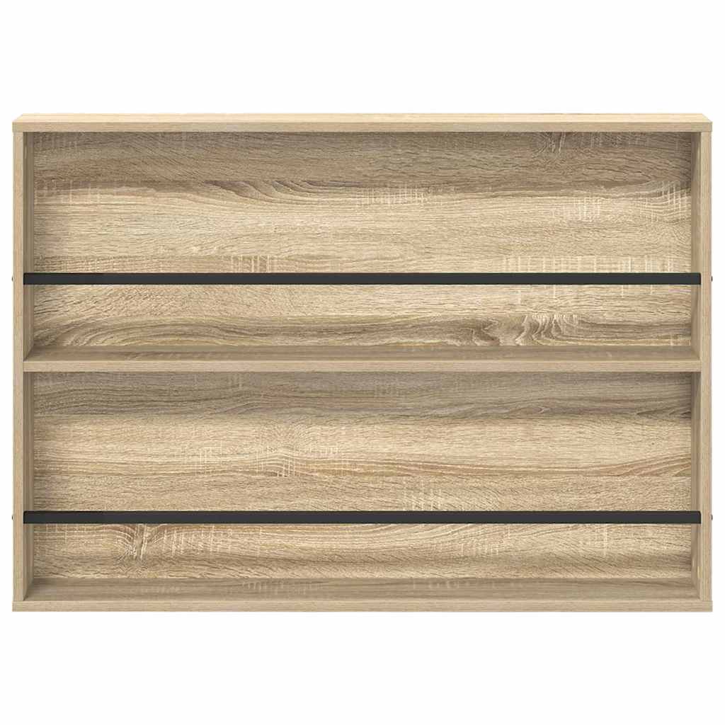 Magazine Rack Sonoma Oak 100 x 12 x 70 cm Engineered Wood
