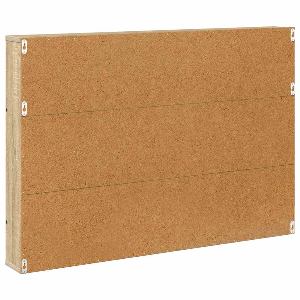 Magazine Rack 2 pcs Sonoma Oak 100 x 12 x 70 cm Engineered Wood