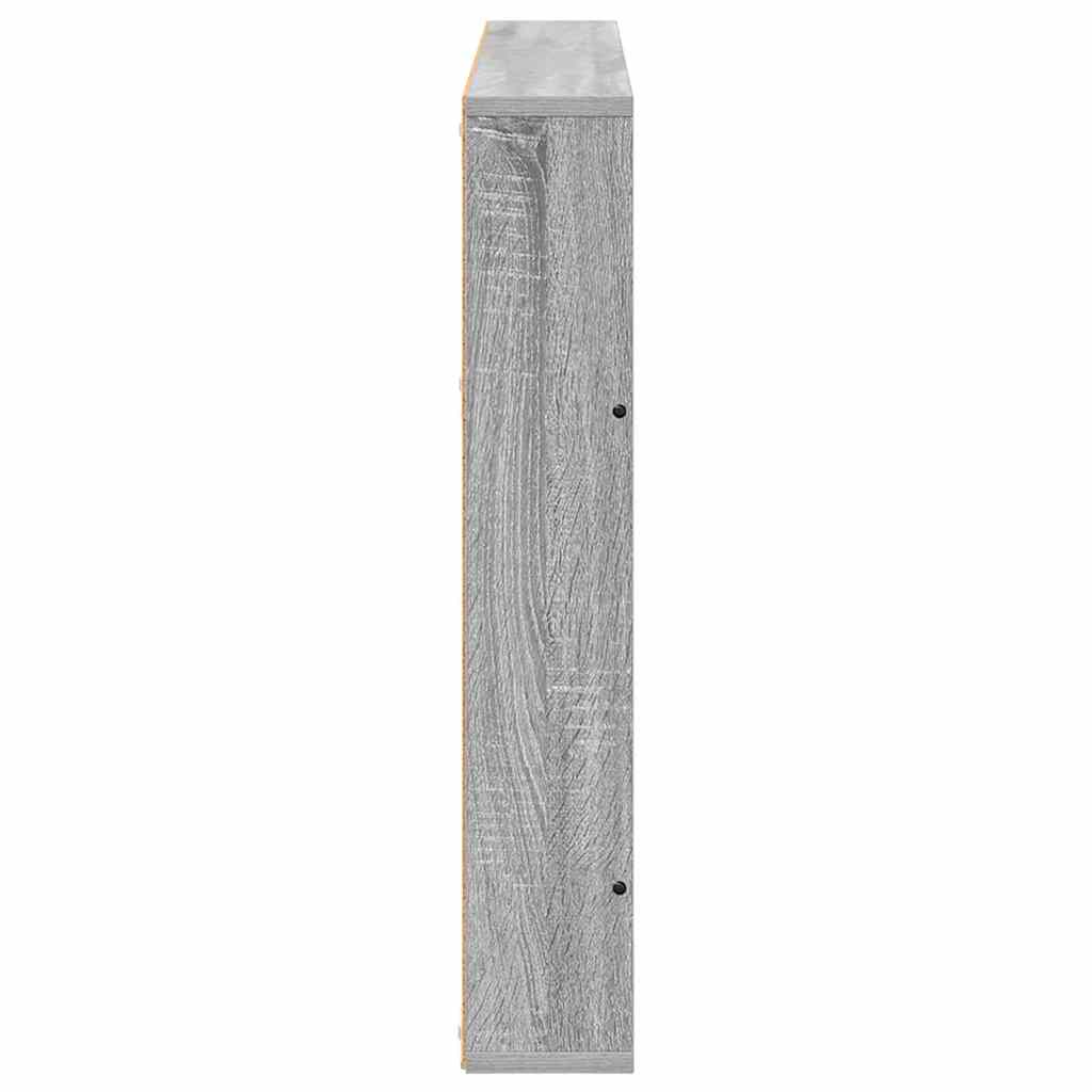 Magazine Rack Grey Sonoma 100 x 12 x 70 cm Engineered Wood