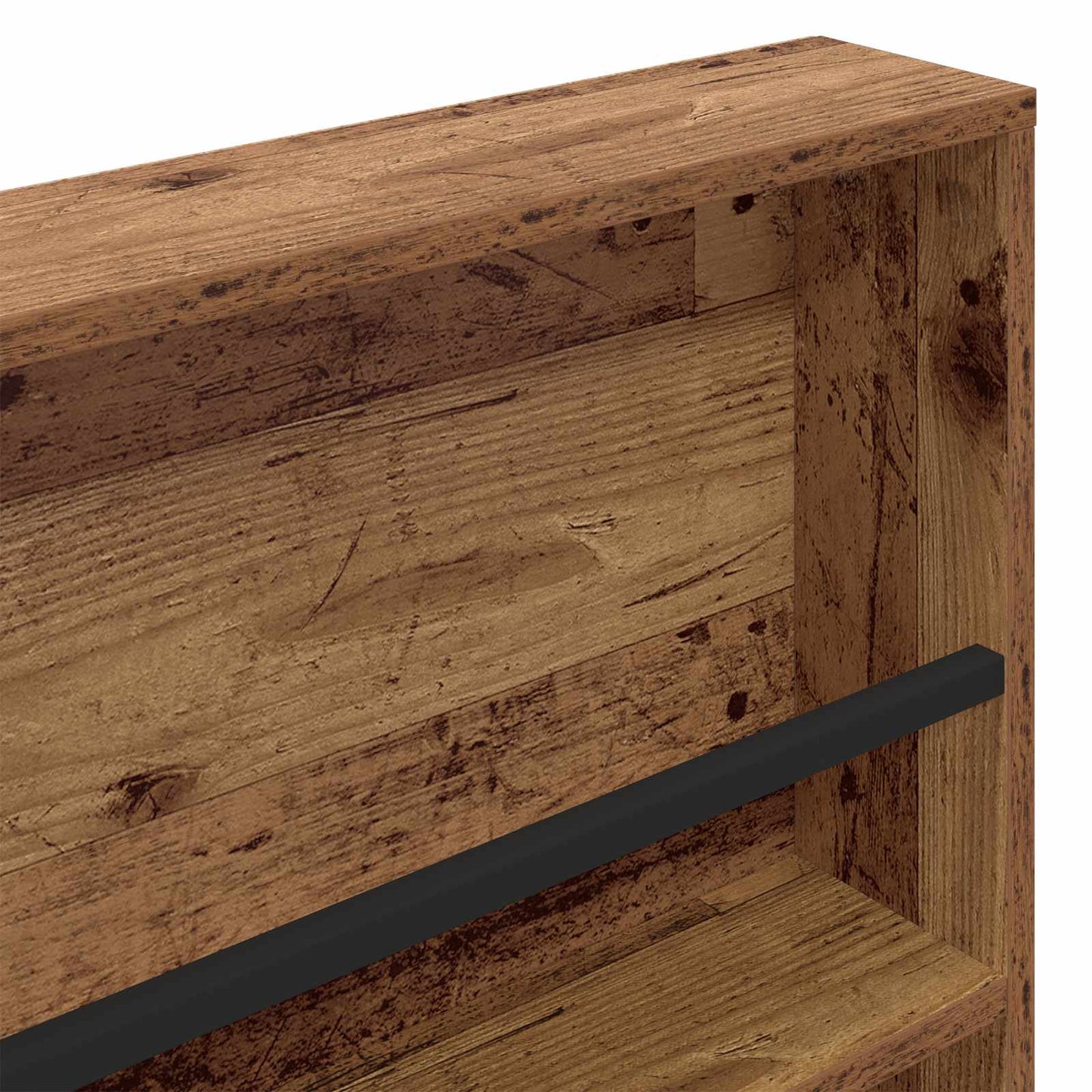 Magazine Rack Old Wood 100 x 12 x 70 cm Engineered Wood