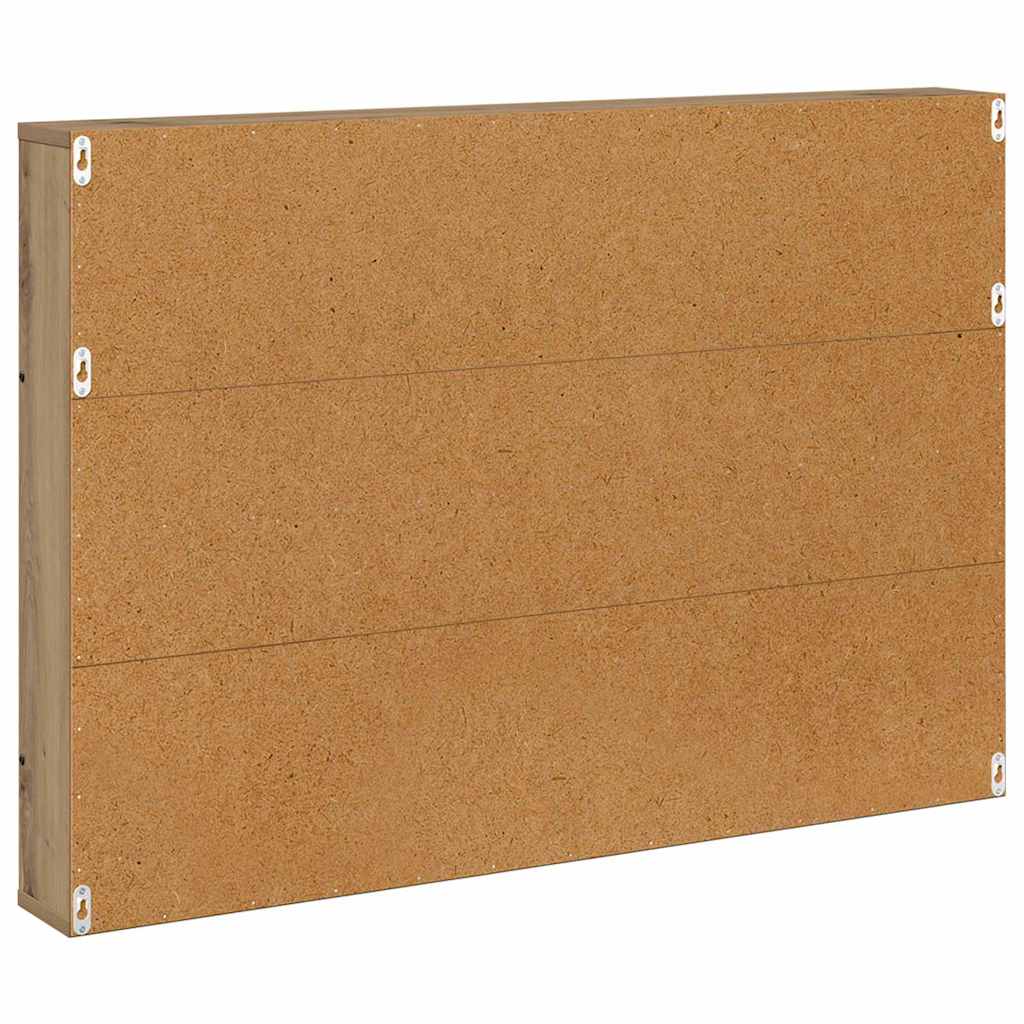 Magazine Rack Artisan Oak 100 x 12 x 70 cm Engineered Wood
