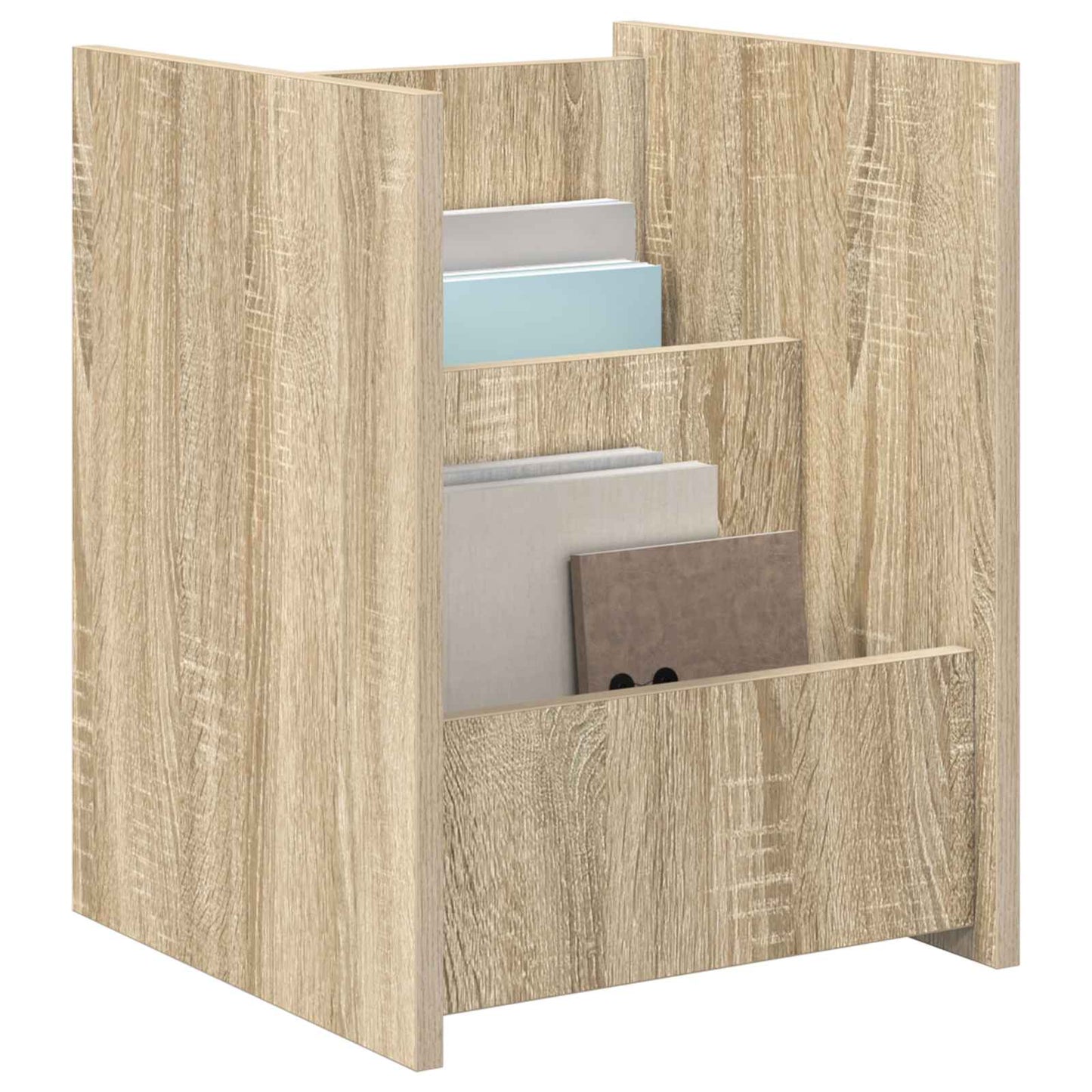 Magazine Rack Sonoma Oak 35 x 35 x 45 cm Engineered Wood