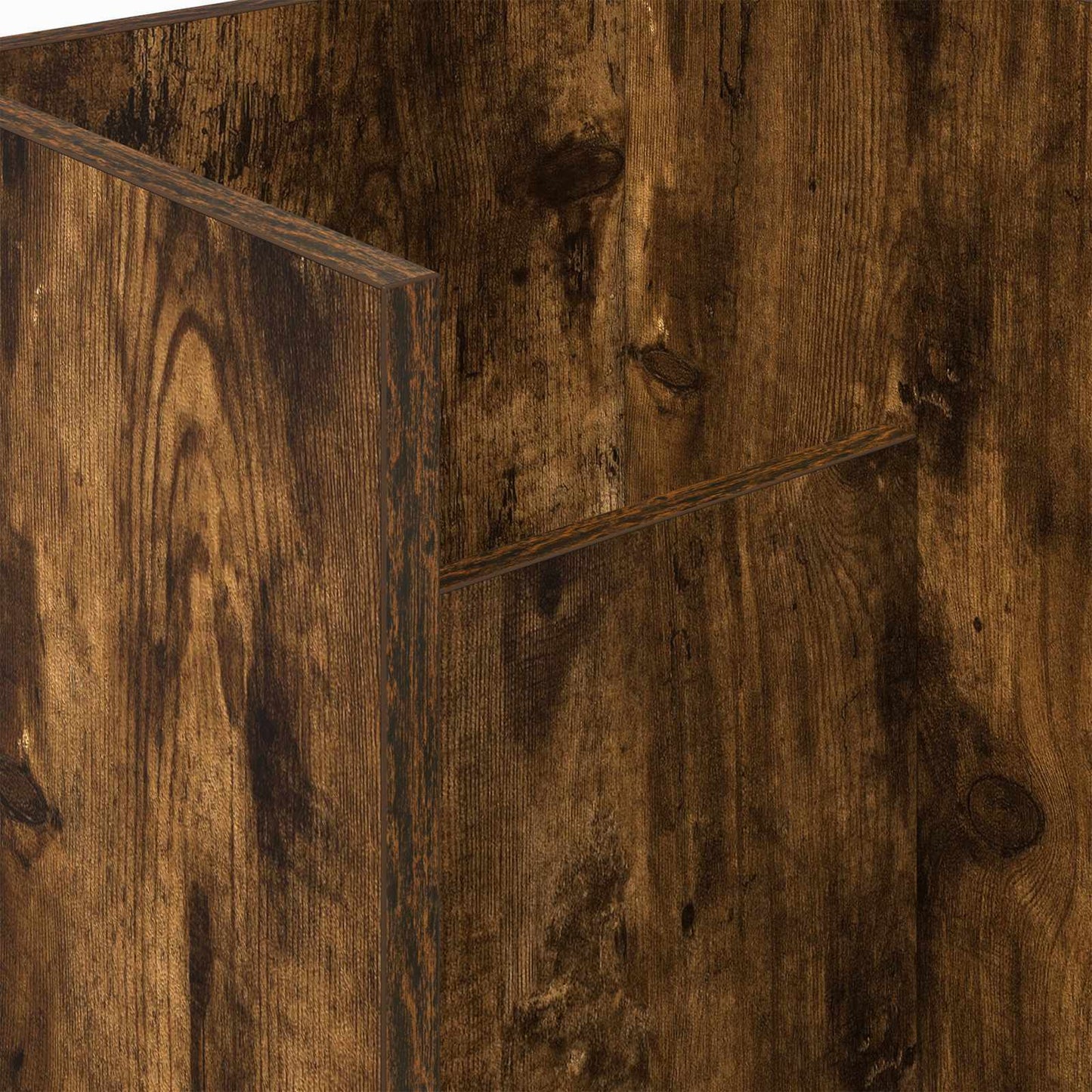 Magazine Rack Smoked Oak 35 x 35 x 45 cm Engineered Wood