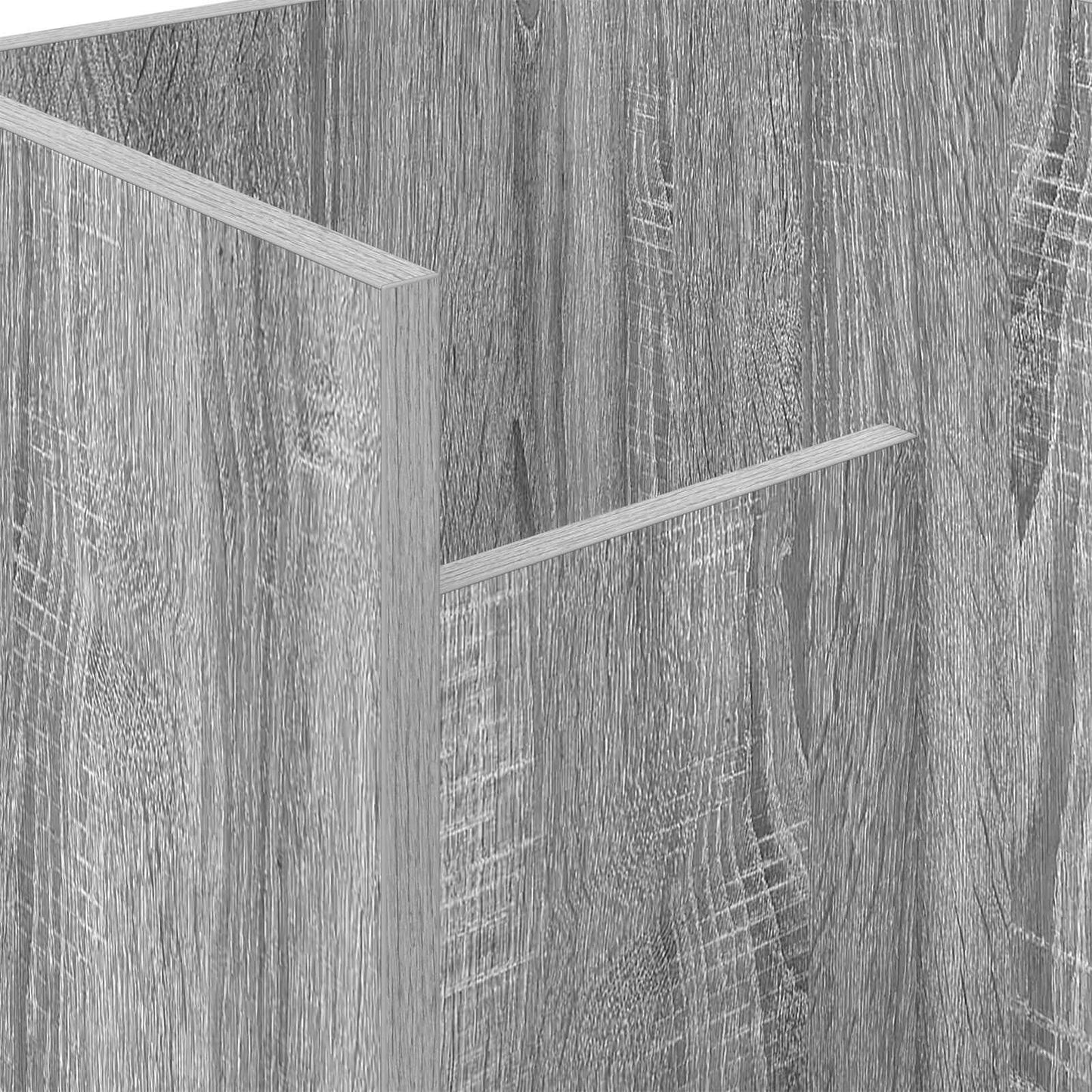 Magazine Rack Grey Sonoma 35 x 35 x 45 cm Engineered Wood