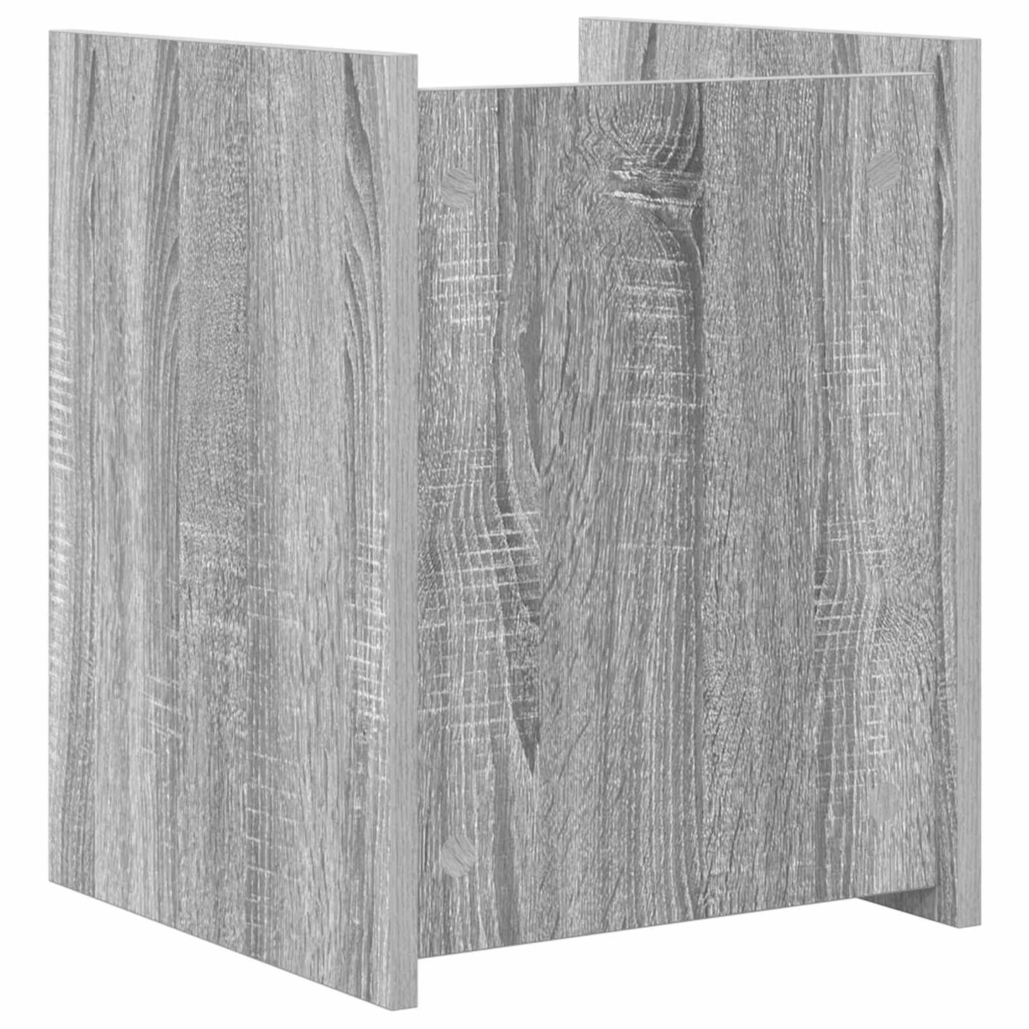 Magazine Rack Grey Sonoma 35 x 35 x 45 cm Engineered Wood
