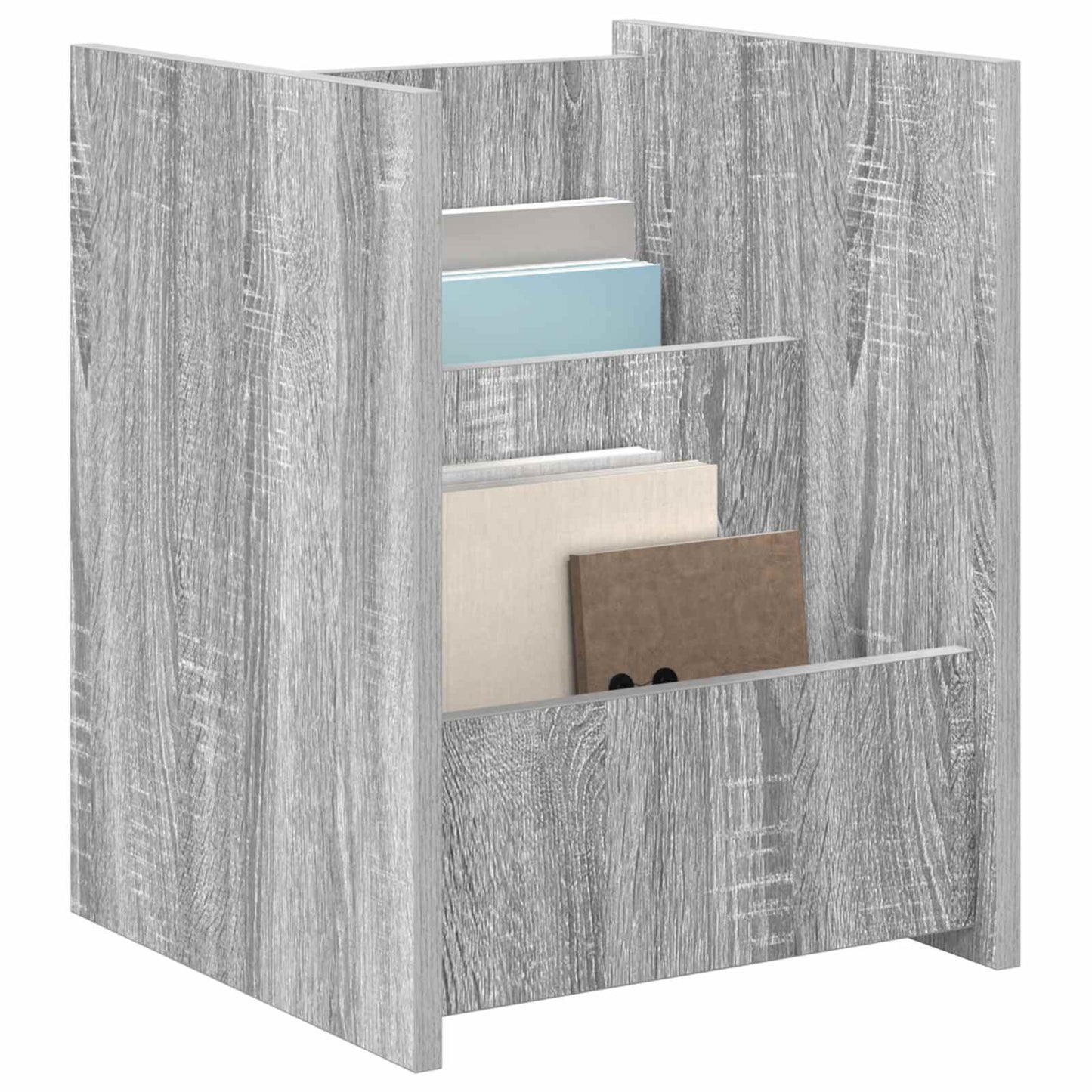 Magazine Rack Grey Sonoma 35 x 35 x 45 cm Engineered Wood