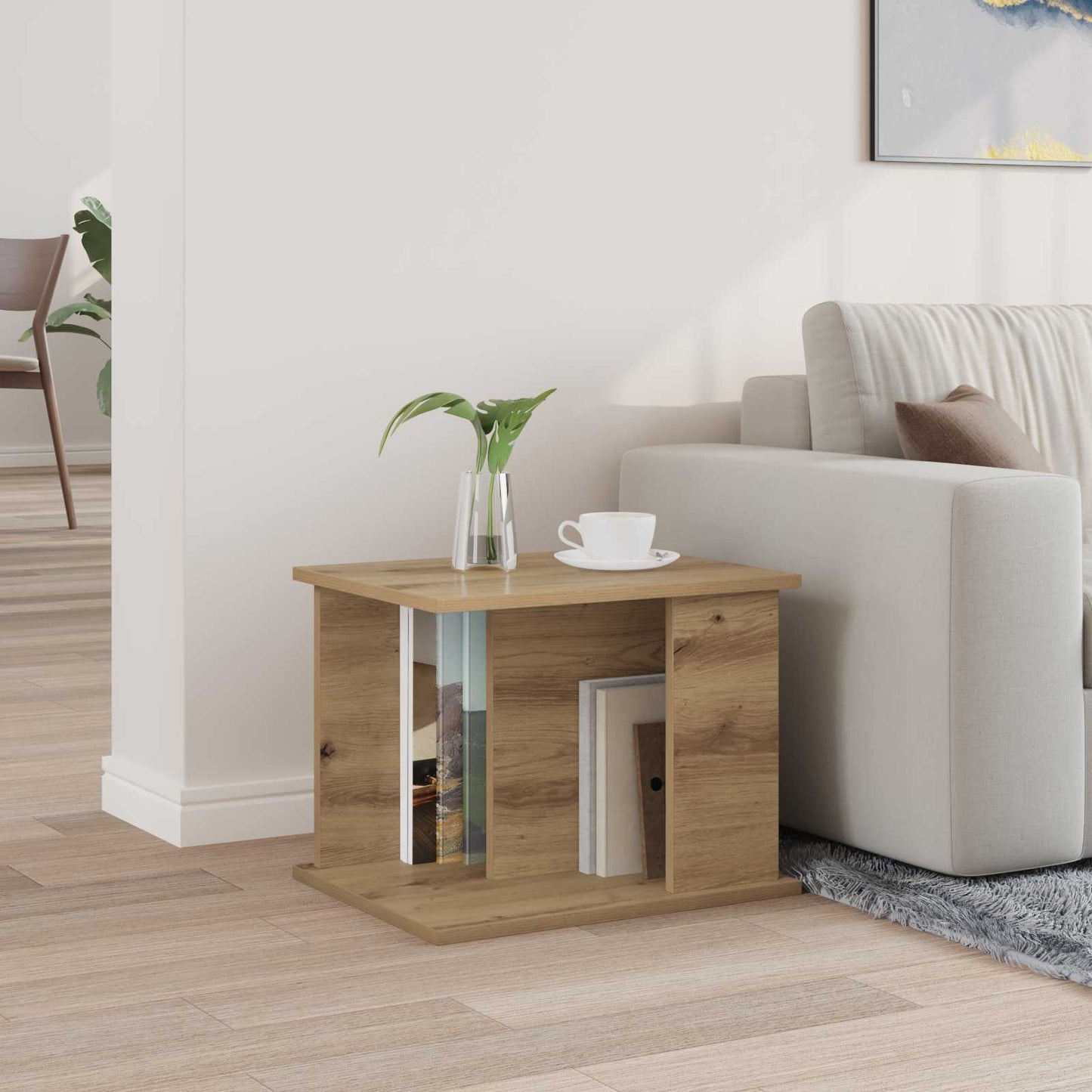 Magazine Rack Artisan Oak 35 x 35 x 45 cm Engineered Wood