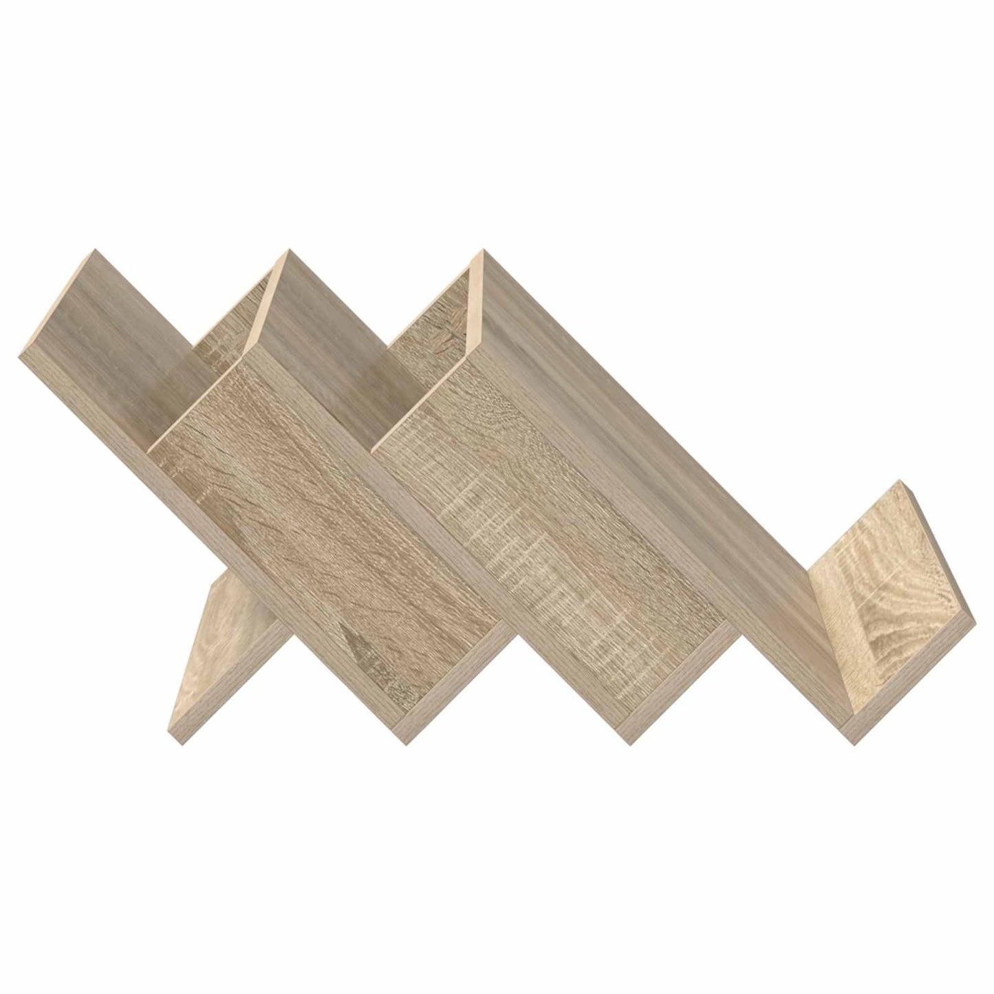 Magazine Rack Sonoma Oak 53 x 40 x 28.5 cm Engineered Wood