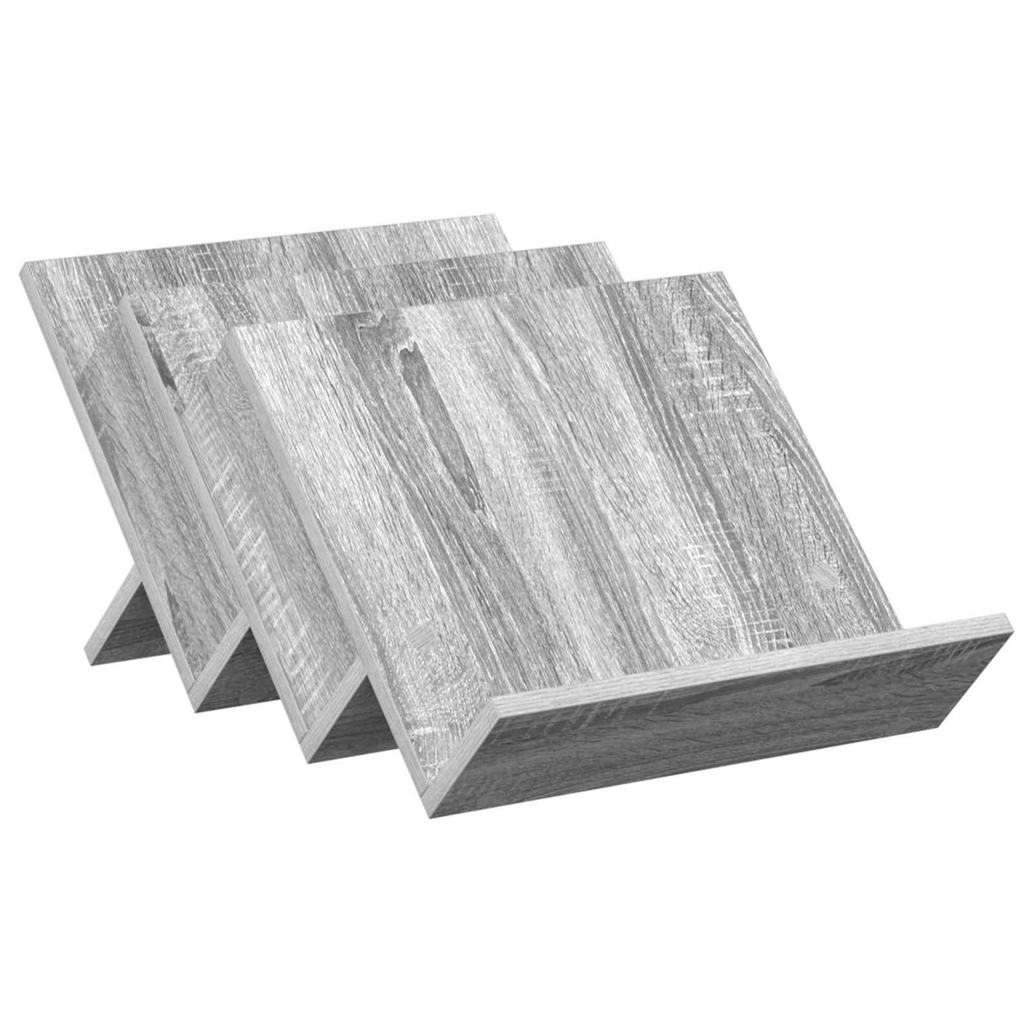 Magazine Rack Grey Sonoma 53 x 40 x 28.5 cm Engineered Wood