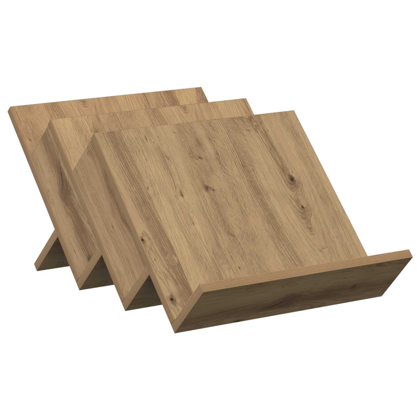 Magazine Rack Artisan Oak 53 x 40 x 28.5 cm Engineered Wood