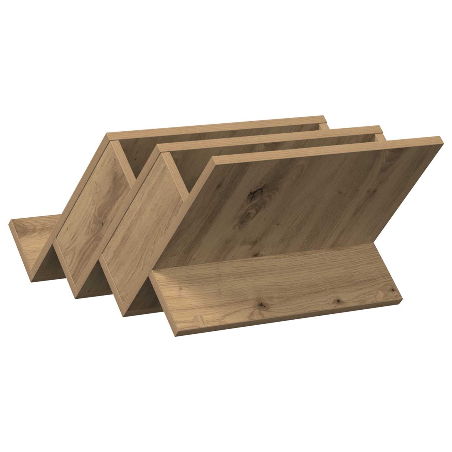 Magazine Rack Artisan Oak 53 x 40 x 28.5 cm Engineered Wood