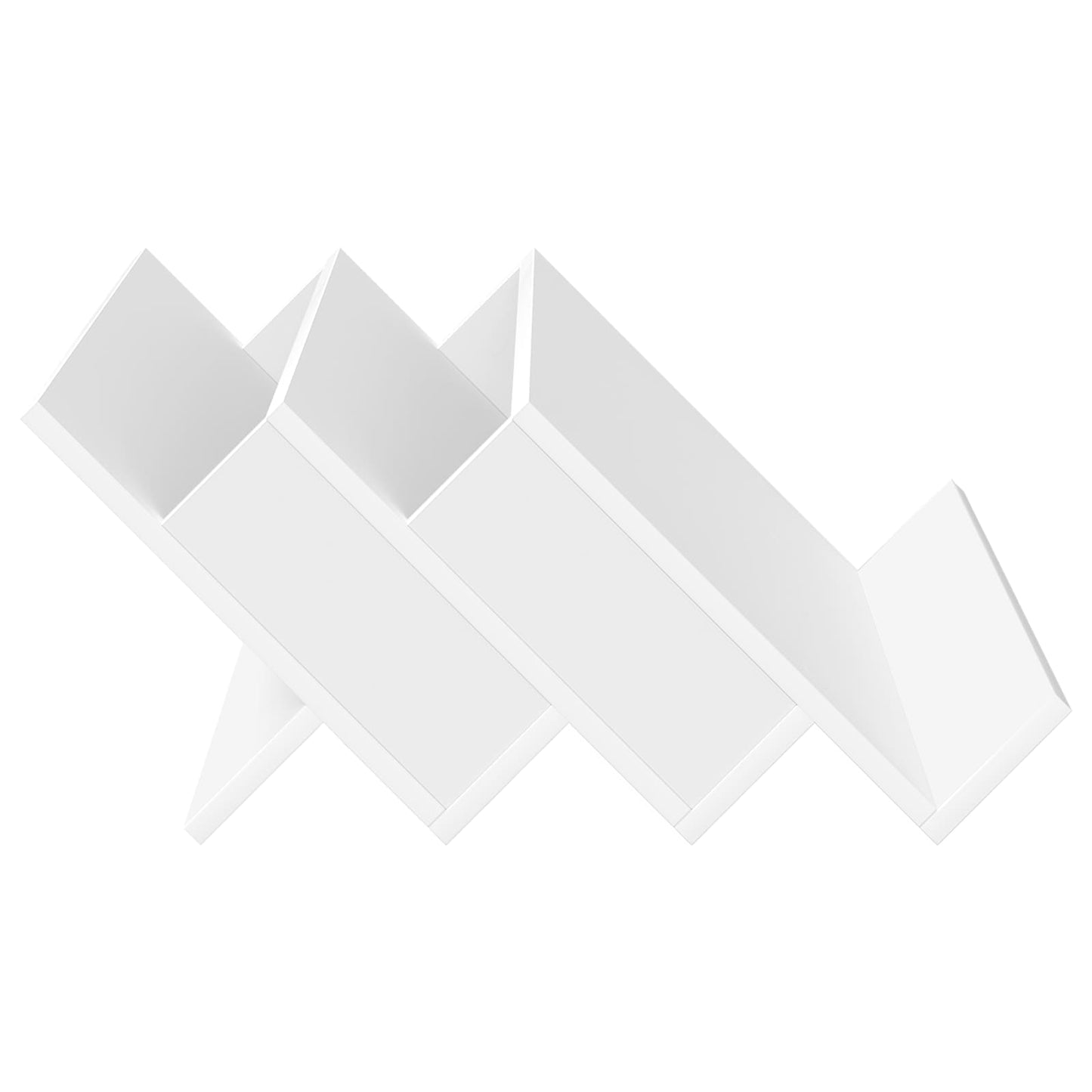 Magazine Rack White 65 x 53 x 28.5 cm Engineered Wood