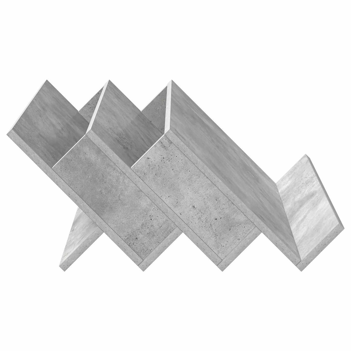 Magazine Rack Concerte Grey 65 x 53 x 28.5 cm Engineered Wood