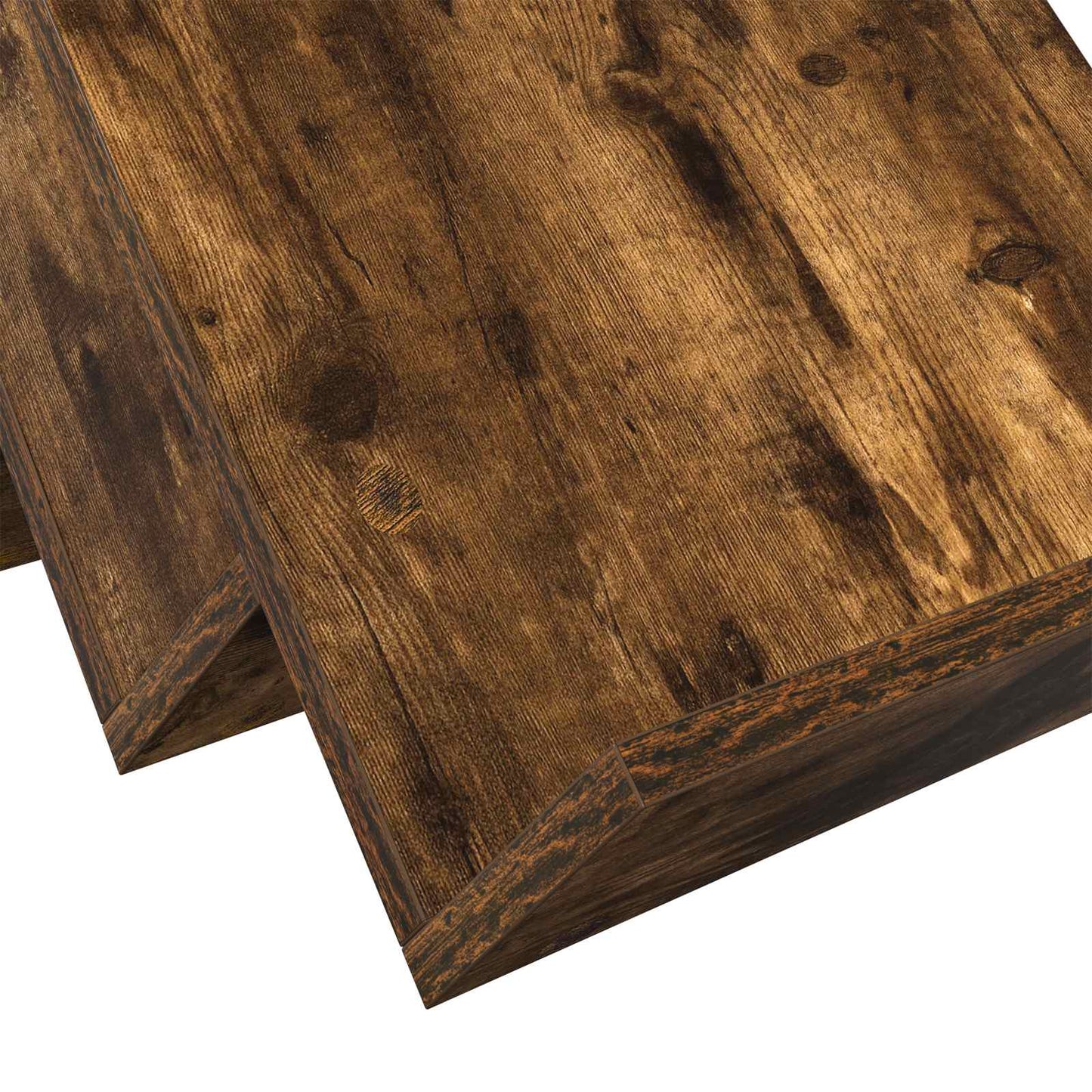 Magazine Rack Smoked Oak 65 x 53 x 28.5 cm Engineered Wood