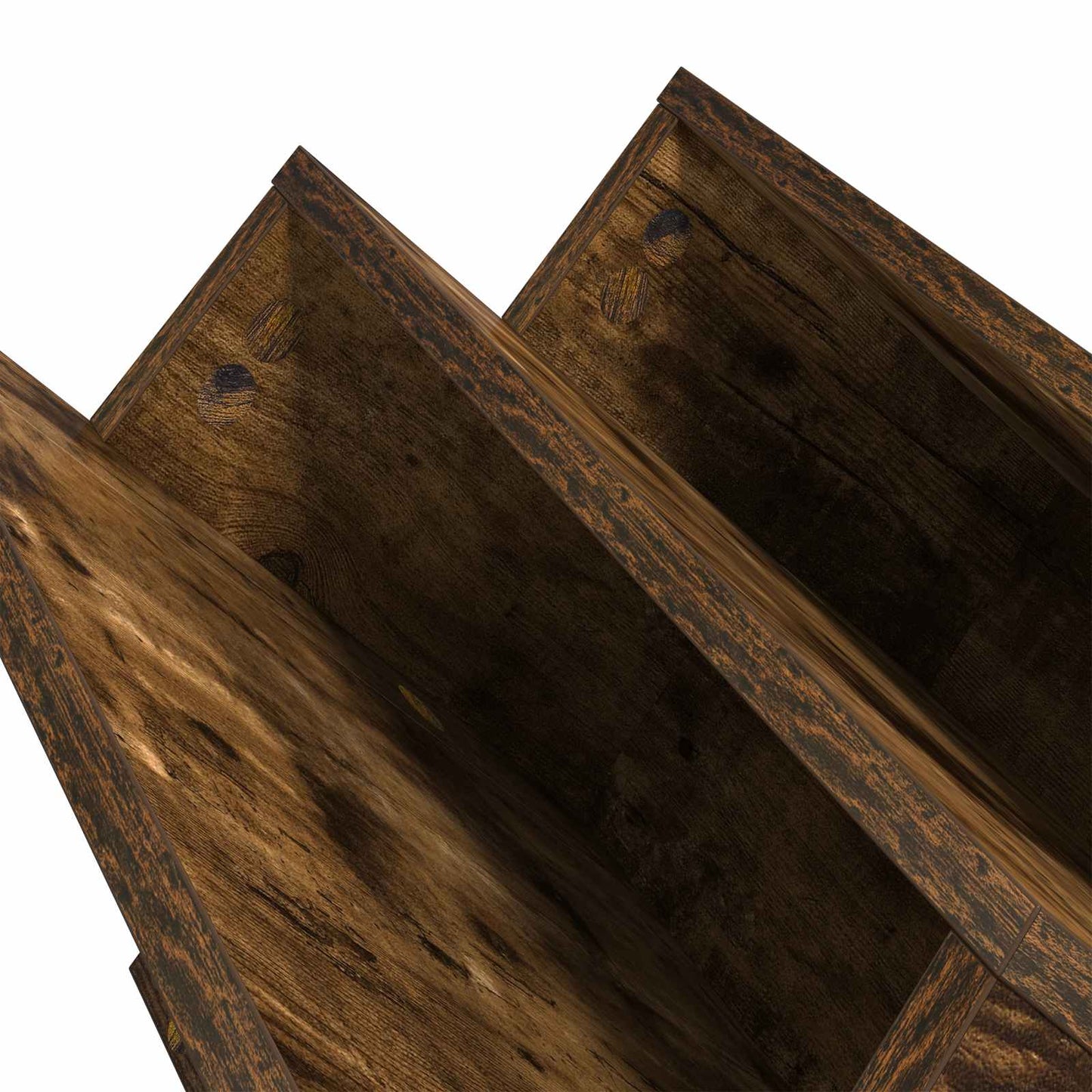 Magazine Rack Smoked Oak 65 x 53 x 28.5 cm Engineered Wood