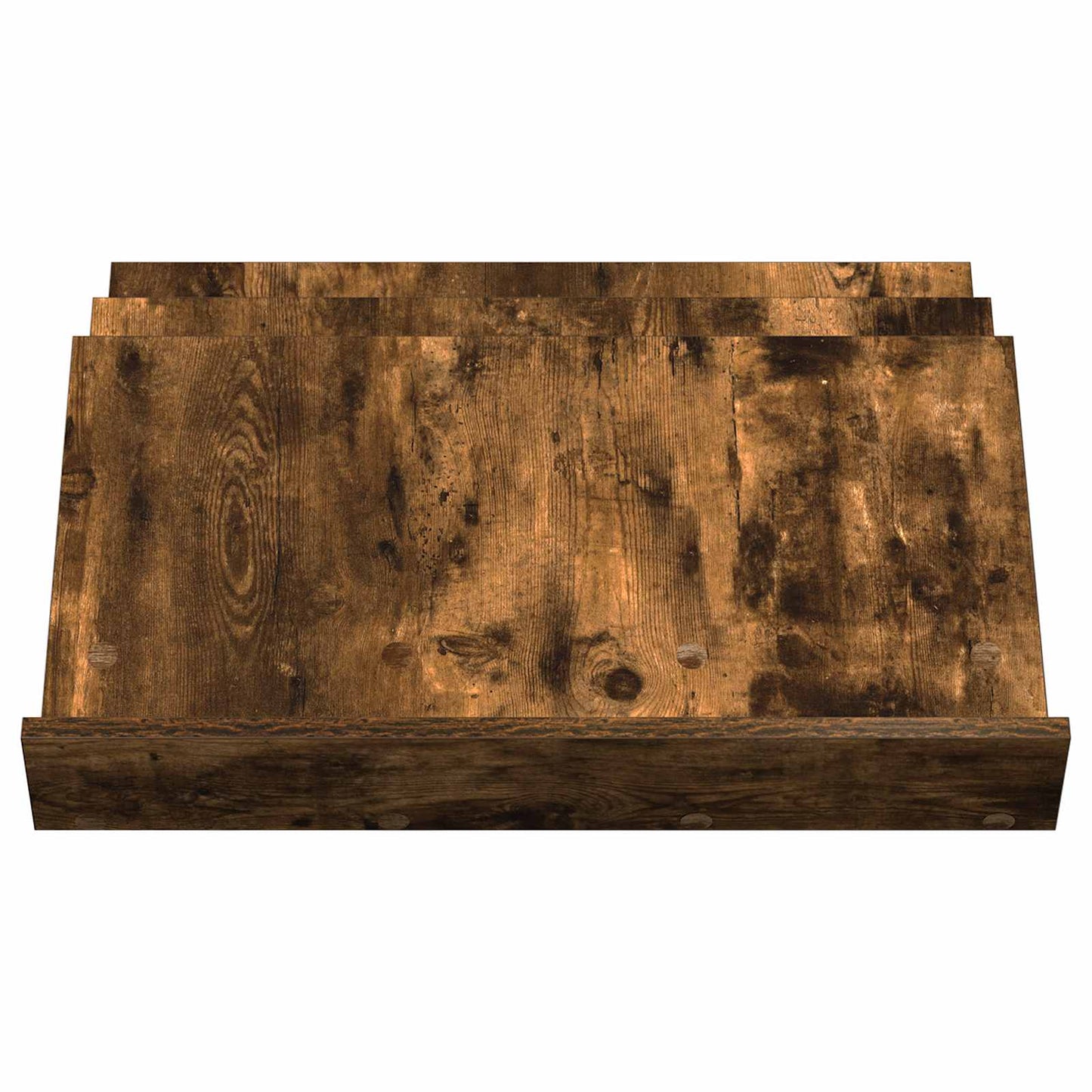 Magazine Rack Smoked Oak 65 x 53 x 28.5 cm Engineered Wood
