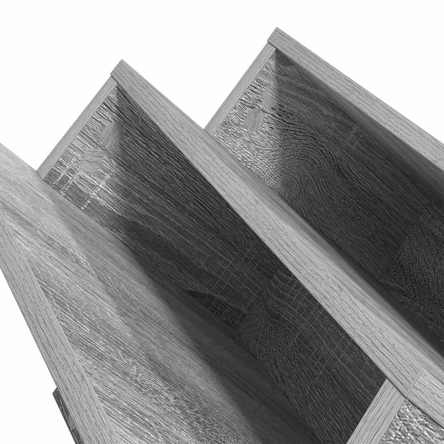 Magazine Rack Grey Sonoma 65 x 53 x 28.5 cm Engineered Wood