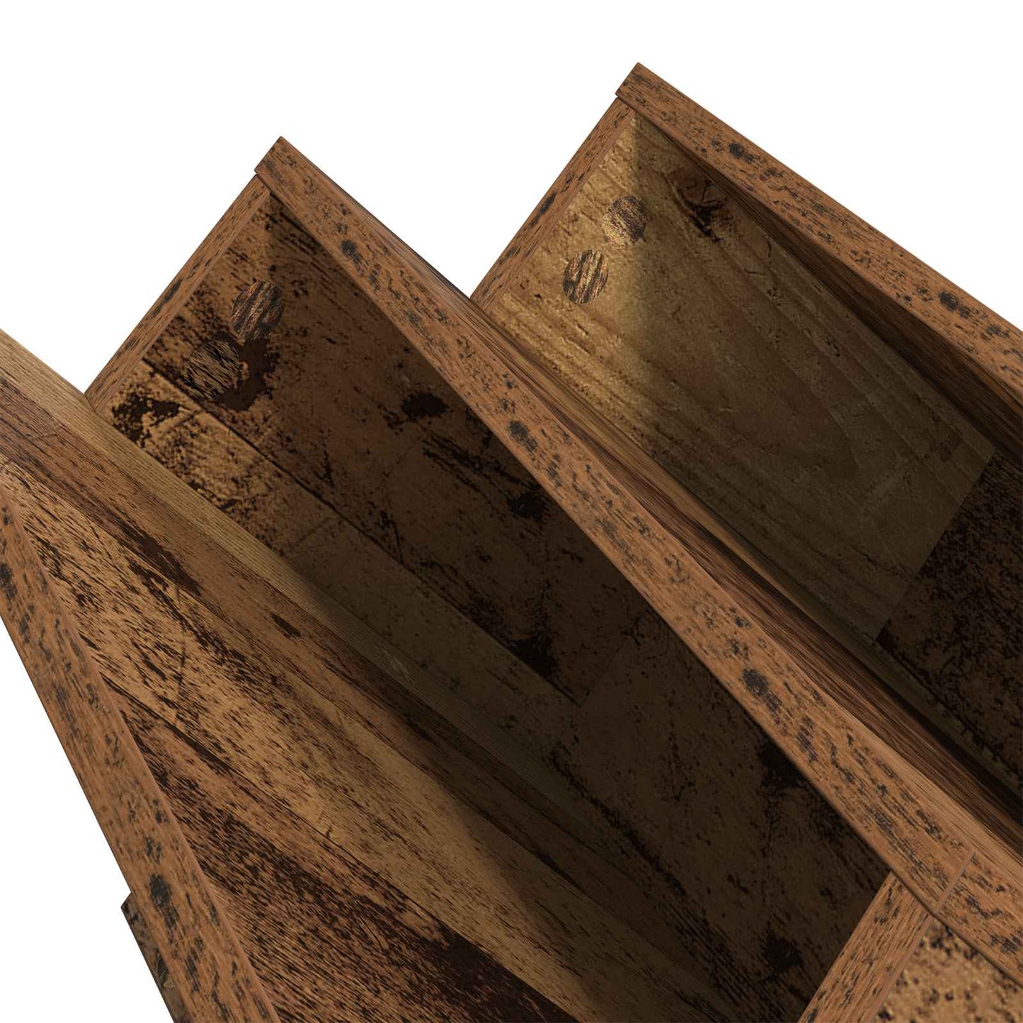 Magazine Rack Old Wood 65 x 53 x 28.5 cm Engineered Wood