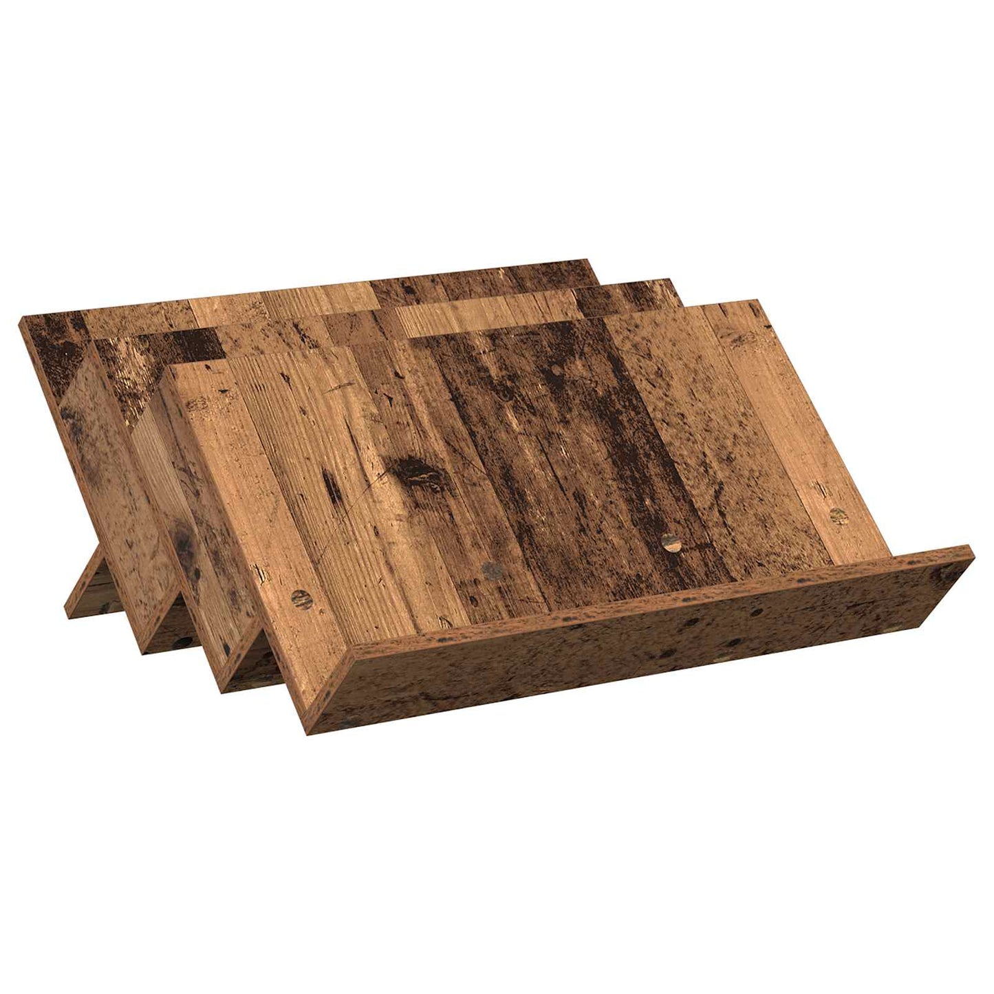 Magazine Rack Old Wood 65 x 53 x 28.5 cm Engineered Wood