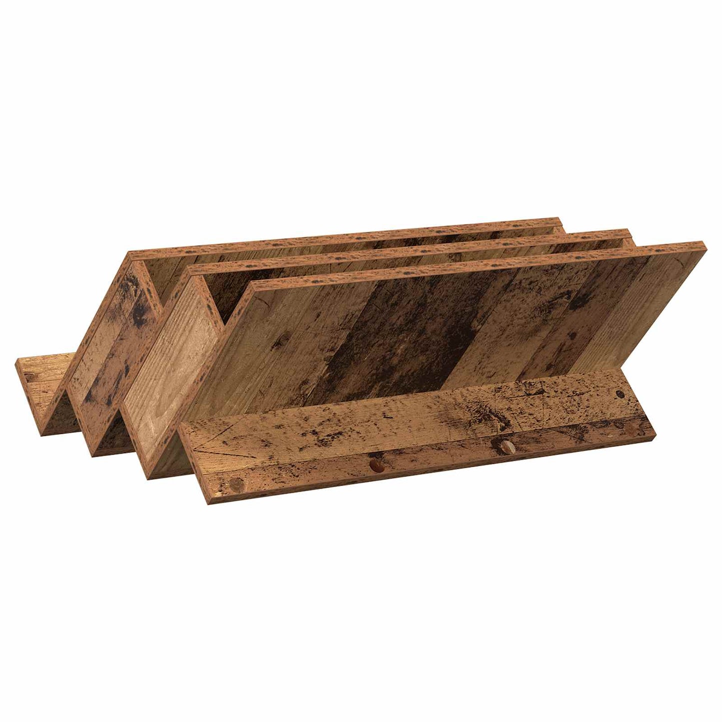 Magazine Rack Old Wood 65 x 53 x 28.5 cm Engineered Wood