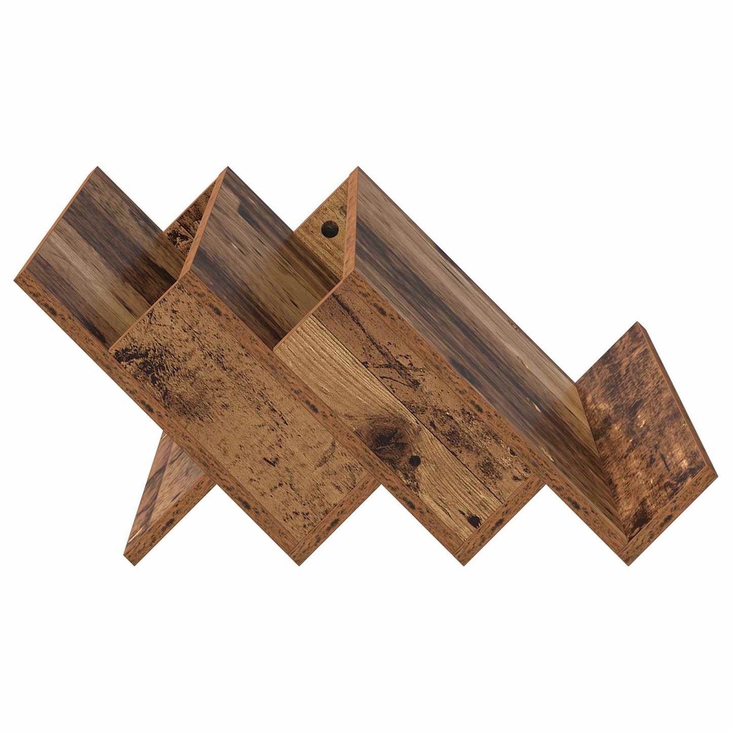 Magazine Rack Old Wood 65 x 53 x 28.5 cm Engineered Wood