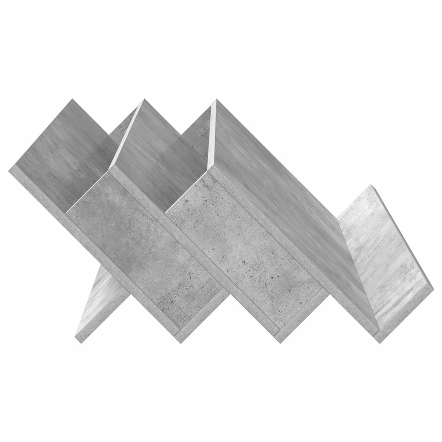 Magazine Rack Concerte Grey 90 x 53 x 28.5 cm Engineered Wood