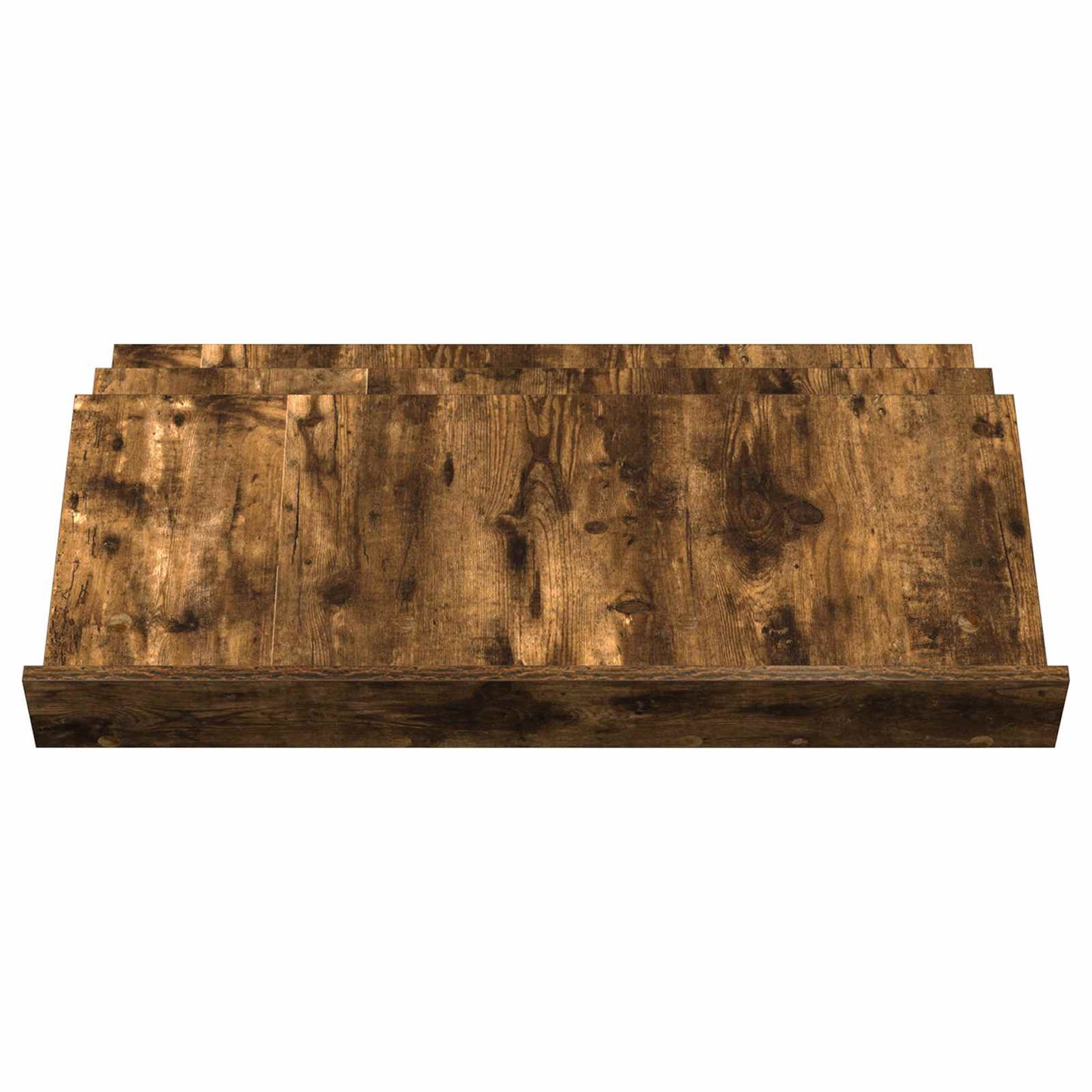 Magazine Rack Smoked Oak 90 x 53 x 28.5 cm Engineered Wood