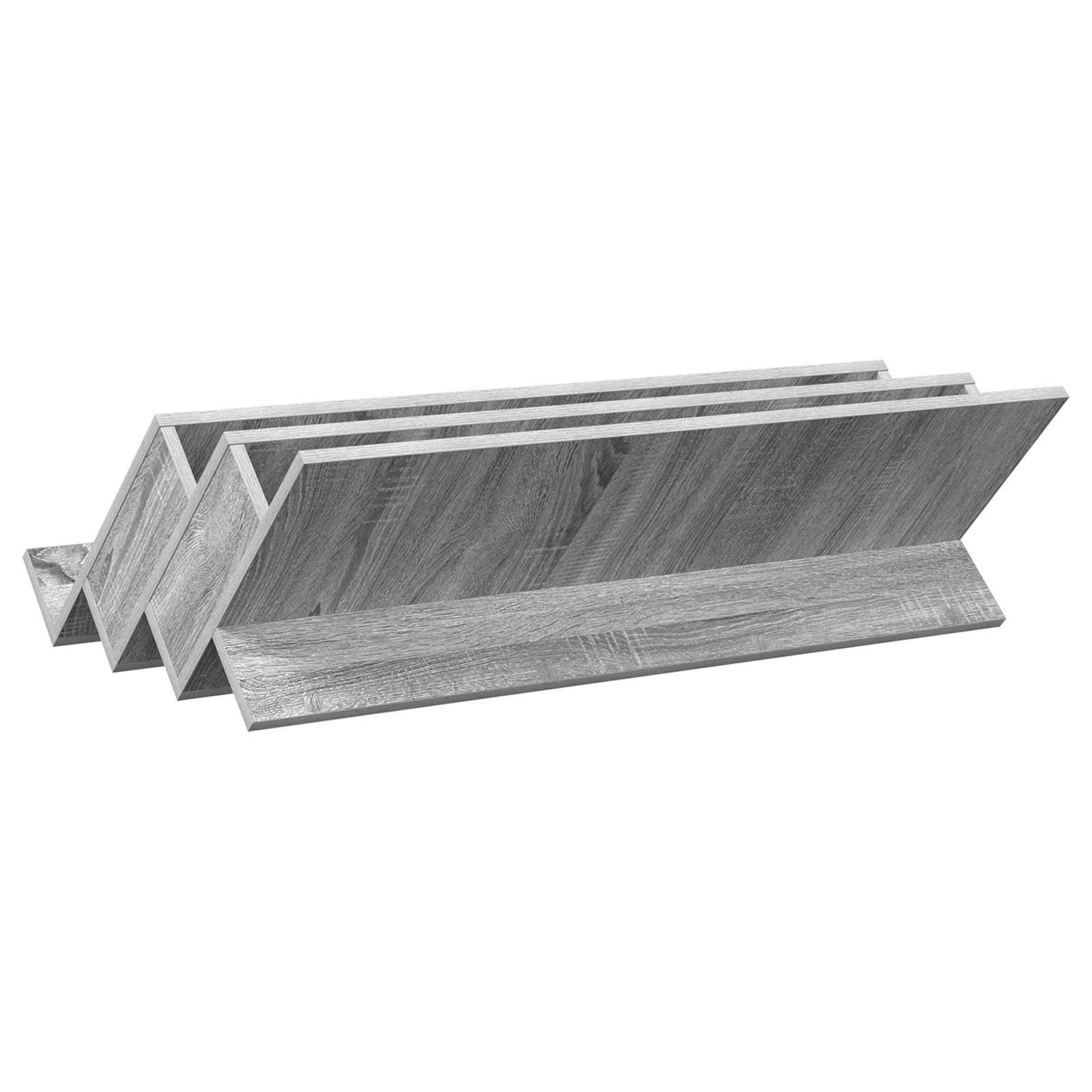 Magazine Rack Grey Sonoma 90 x 53 x 28.5 cm Engineered Wood
