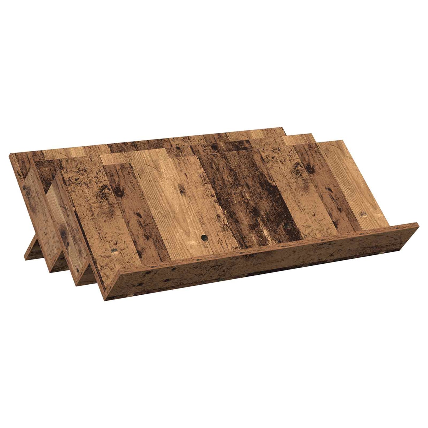 Magazine Rack Old Wood 90 x 53 x 28.5 cm Engineered Wood
