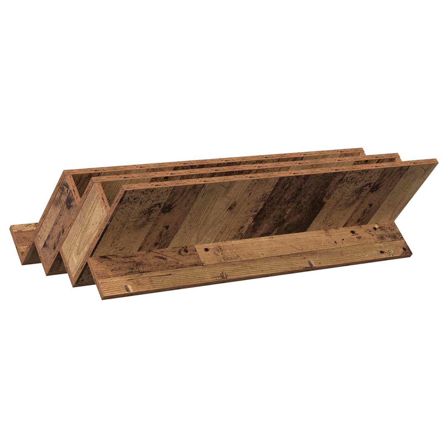 Magazine Rack Old Wood 90 x 53 x 28.5 cm Engineered Wood