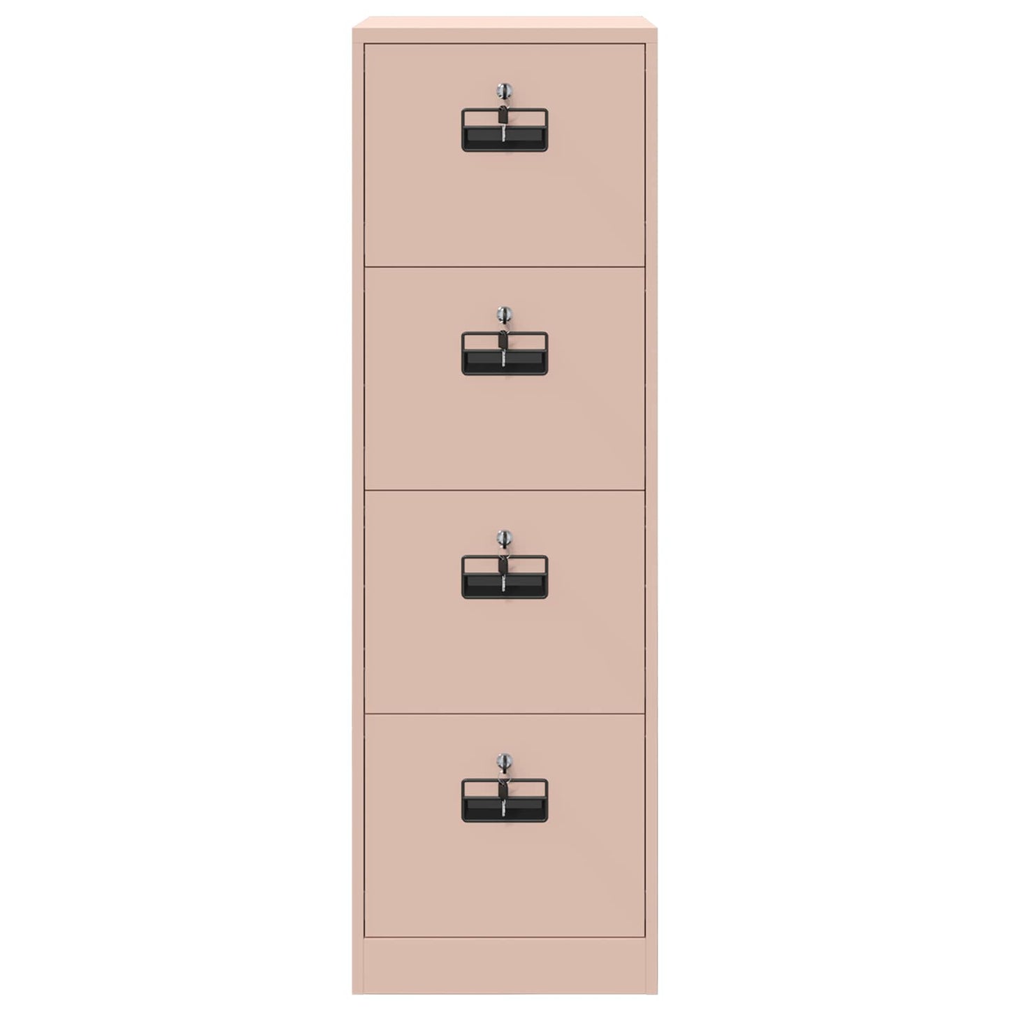 File Cabinet 2 pcs Pink 44 x 50 x 139 cm Cold-Rolled Steel