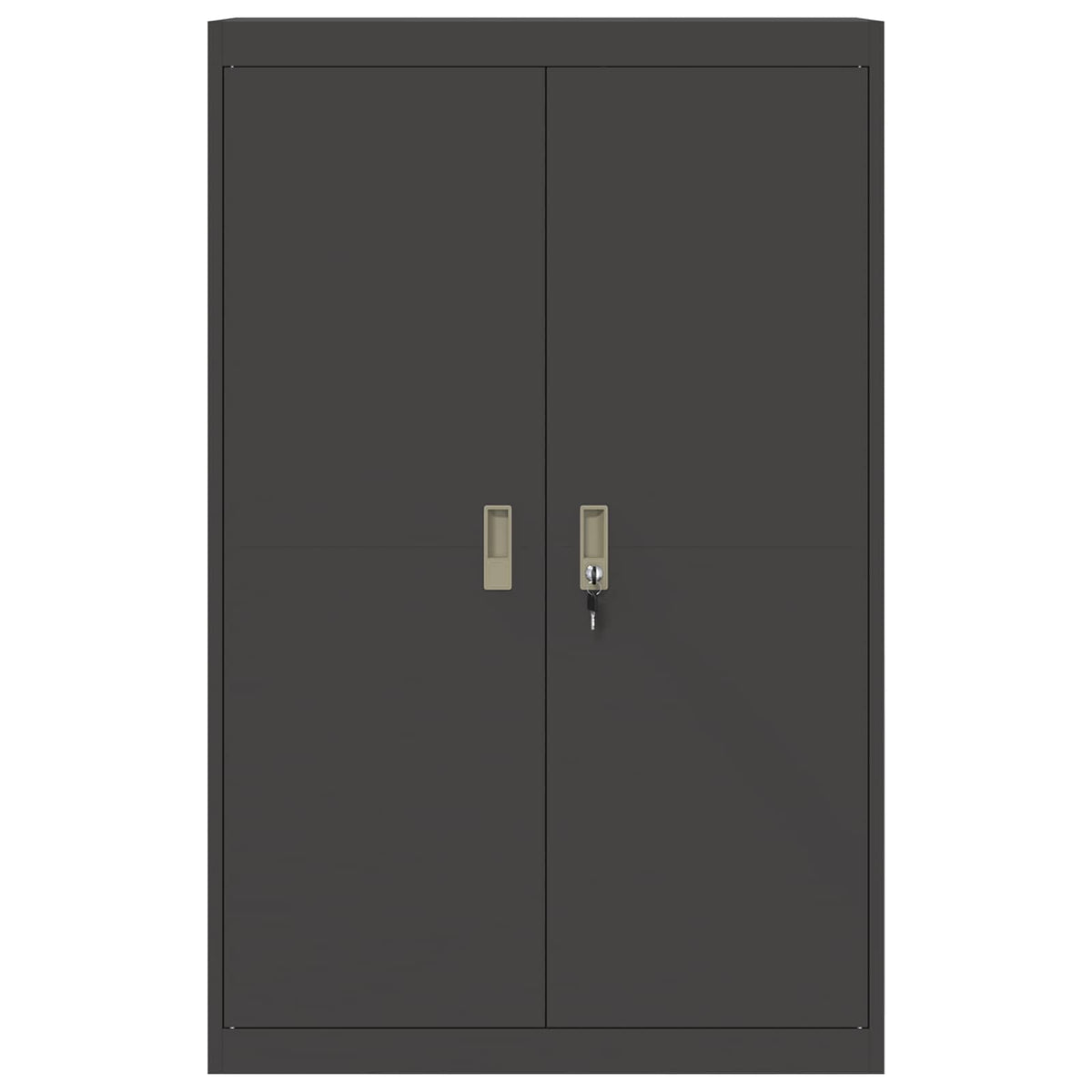 Storage Cabinet Black 90 x 40 x 140 cm Steel