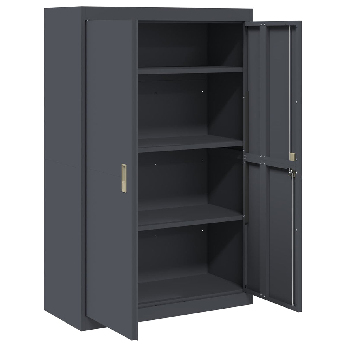 Storage Cabinet Anthracite 90 x 40 x 140 cm Steel